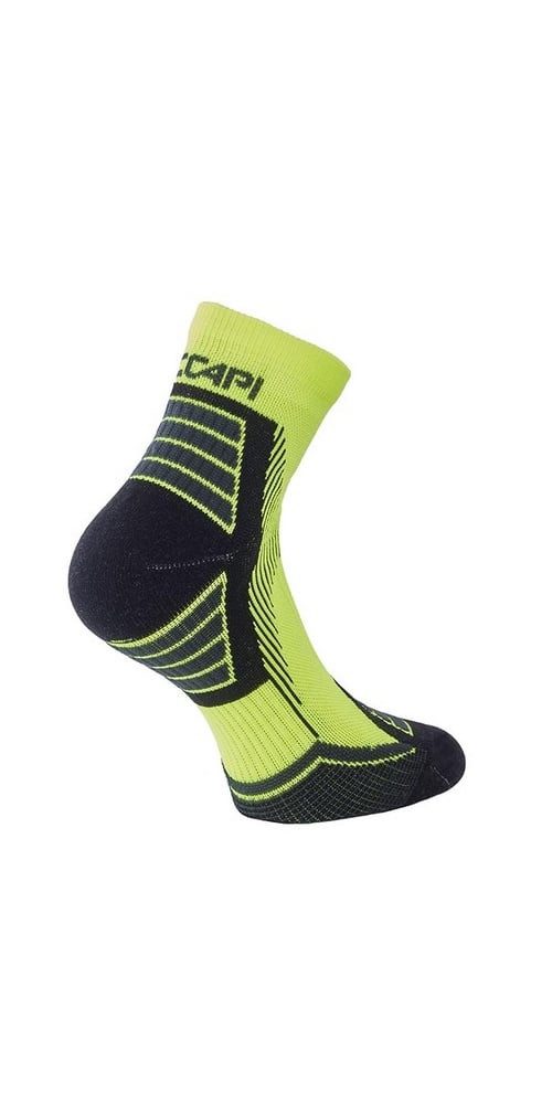 Accapi Laufsocken Quarter Trail Running fluogrün/schwarz - 1 Paar günstig online kaufen