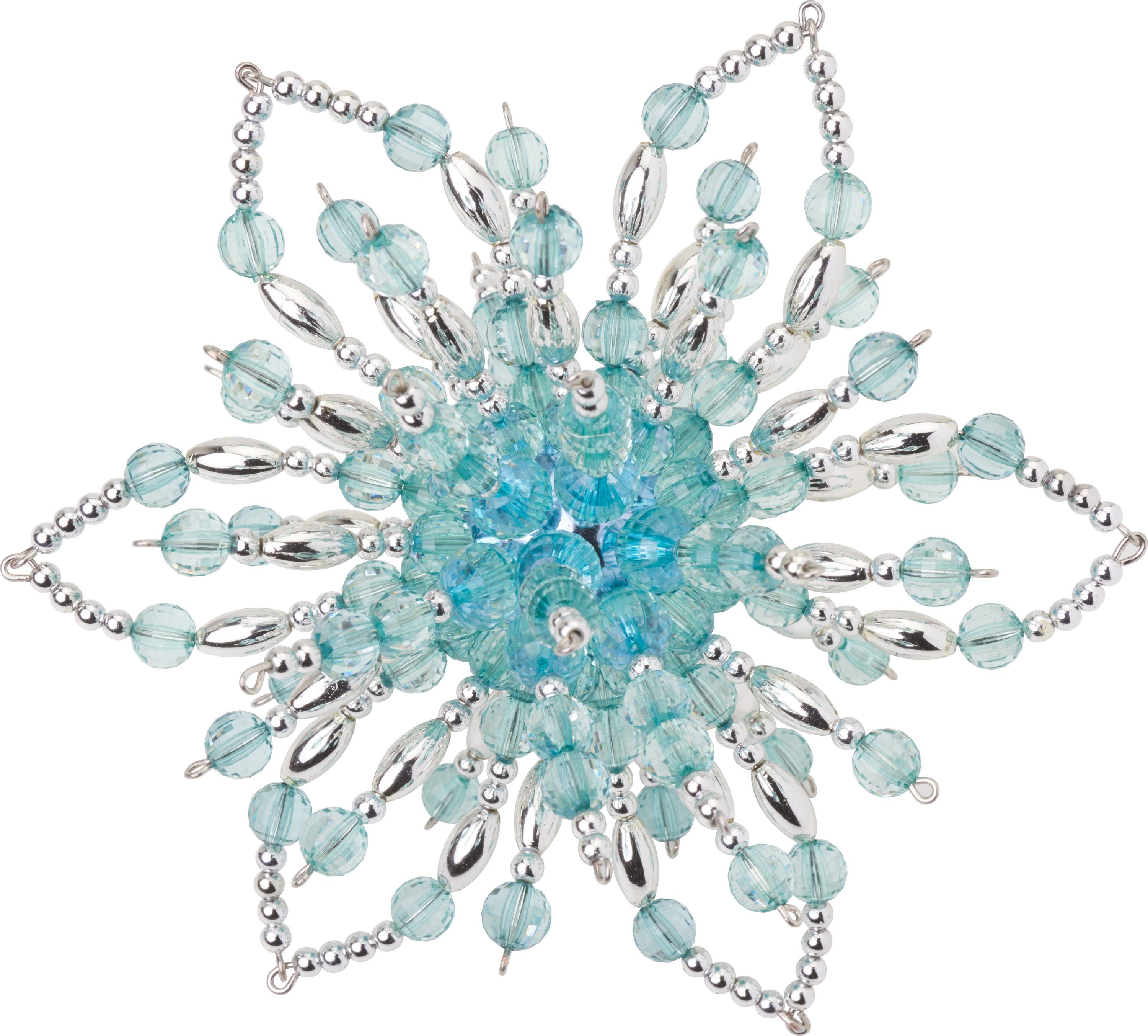 Zauberperle Bastelperlen Crystal Blue, verschiedene Materialien