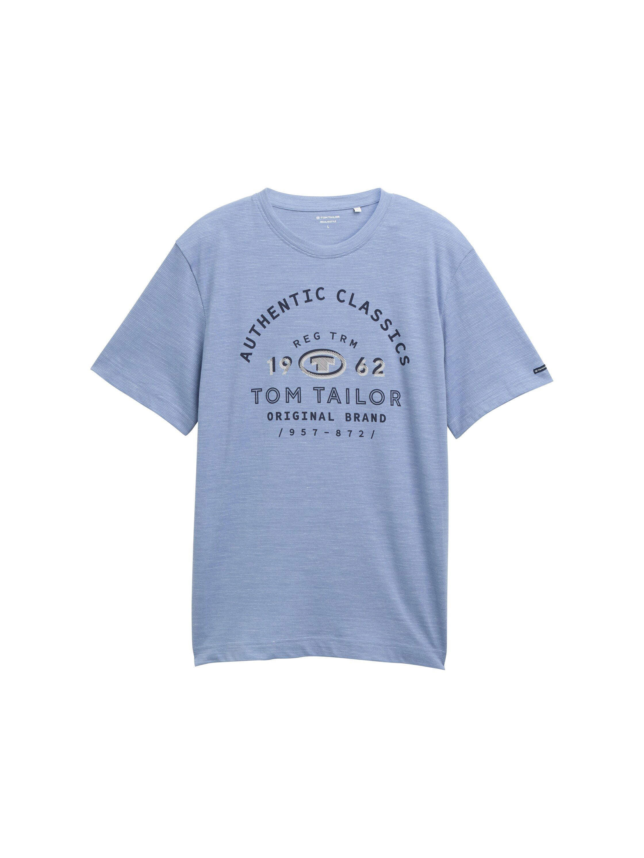 TOM TAILOR T-Shirt mit Logo Print