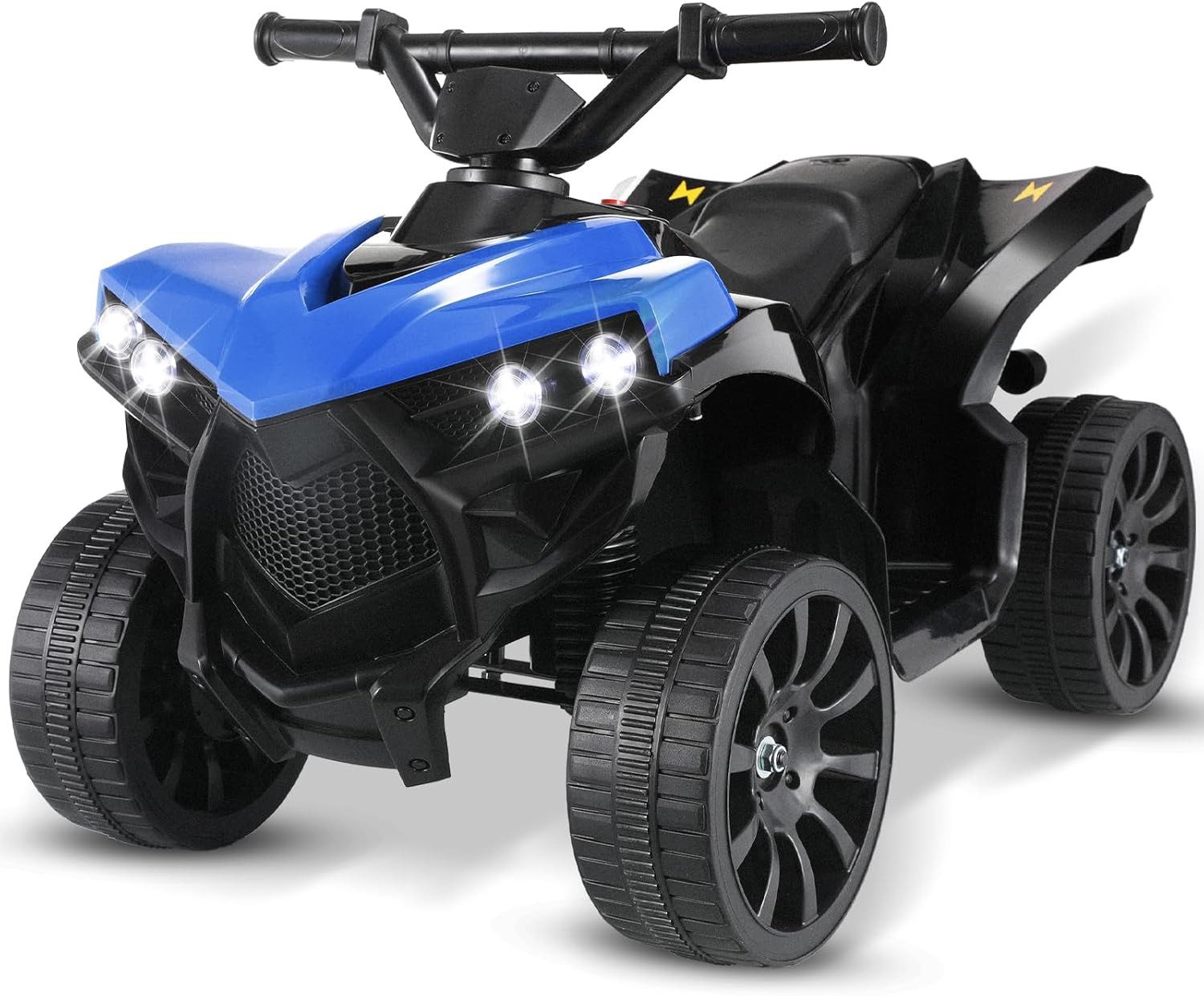 TLGREEN Elektro-Kinderquad 6V Kinderauto Kindermotorrad 3-5 KM/h, mit MP3-Musikplayer Trompete und Scheinwerfer