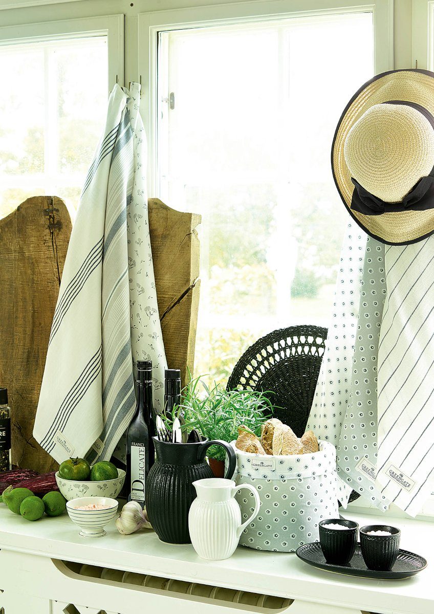 Greengate Stoffserviette Sabine Stoffserviette white 40x40cm