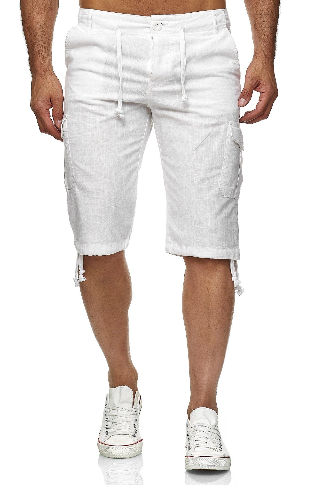 Reslad Leinenhose Reslad Leinen Cargo Shorts günstig online kaufen