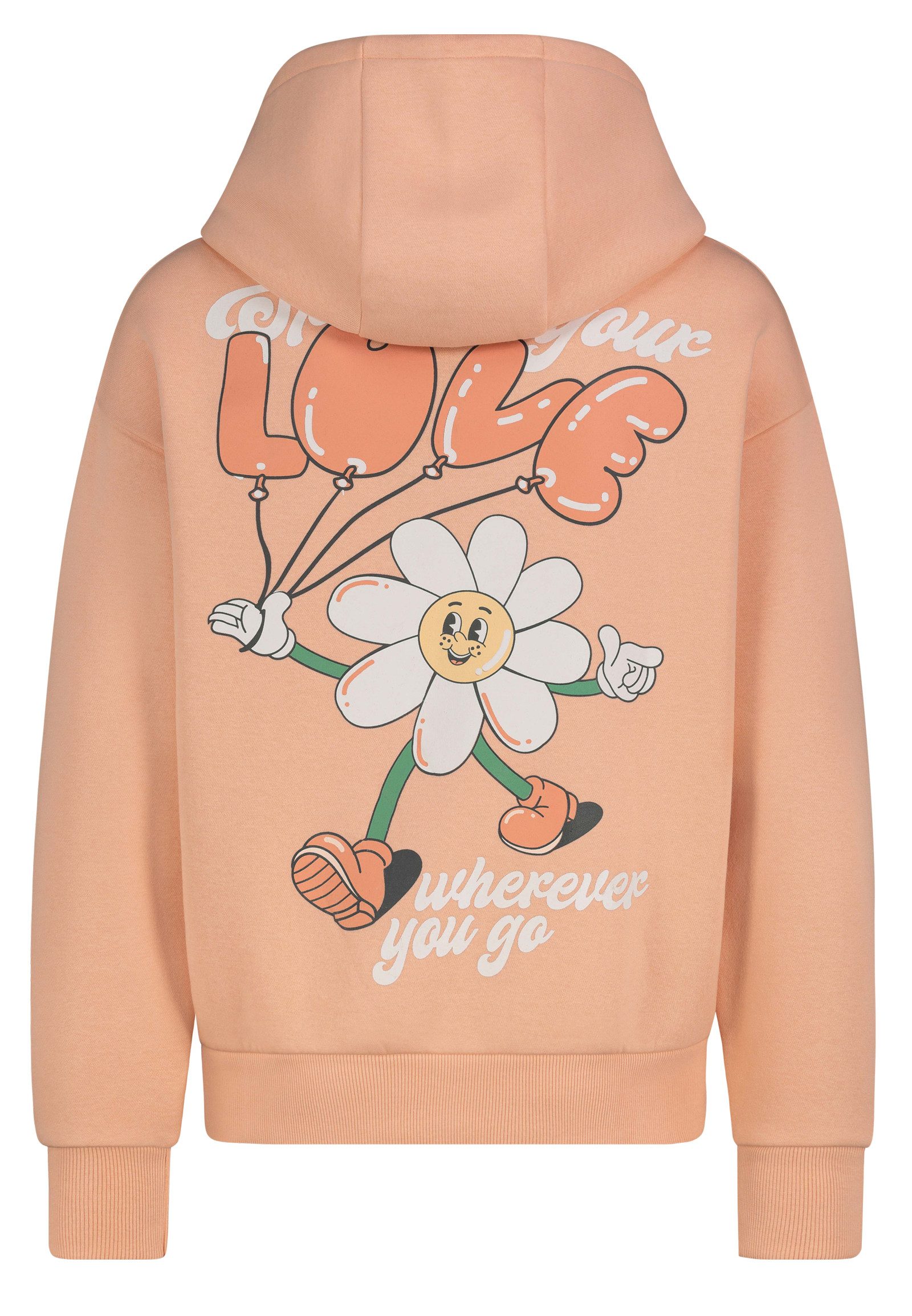 SUBLEVEL Hoodie mit Schriftzug und Liebesmotiv günstig online kaufen