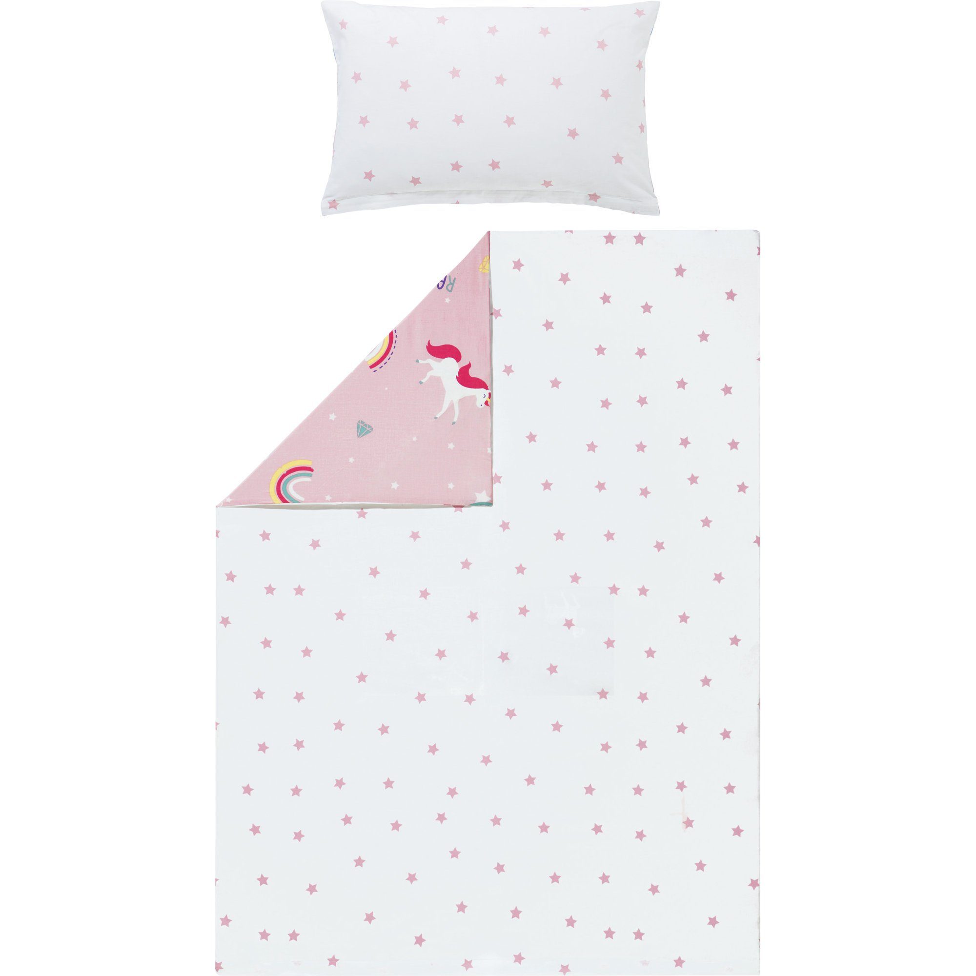 Erwin Müller Kinderbettwäsche Kinder-Wendebettwäsche, Biber, Feinbiber Moti günstig online kaufen