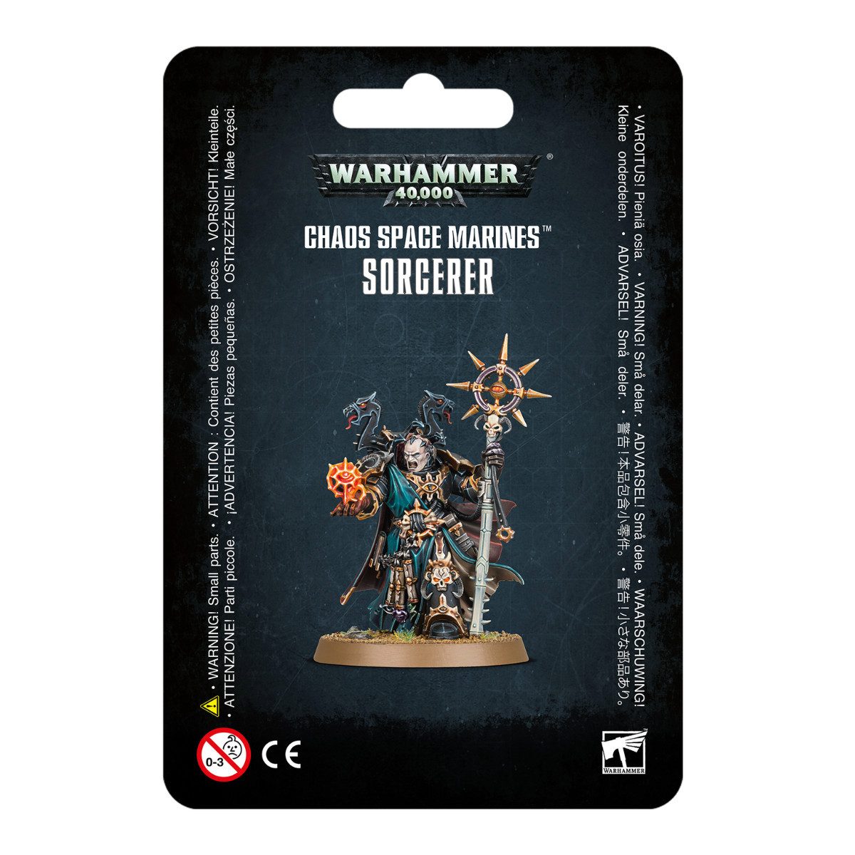Games Workshop Spielfigur Warhammer 40.000 Chaos Space Marines Sorcerer günstig online kaufen