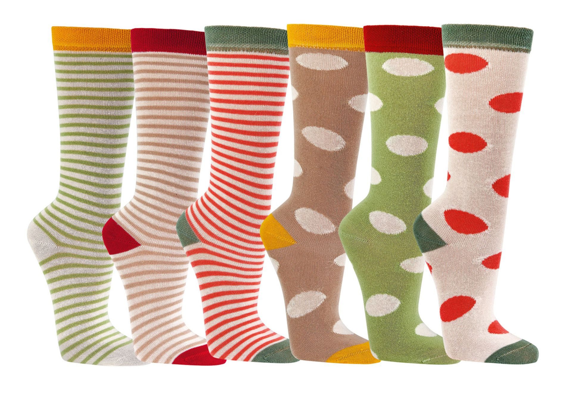 TippTexx 24 Гольфы 6 Paar Kinder Гольфы, handgekettelt, für Mädchen & Jungen