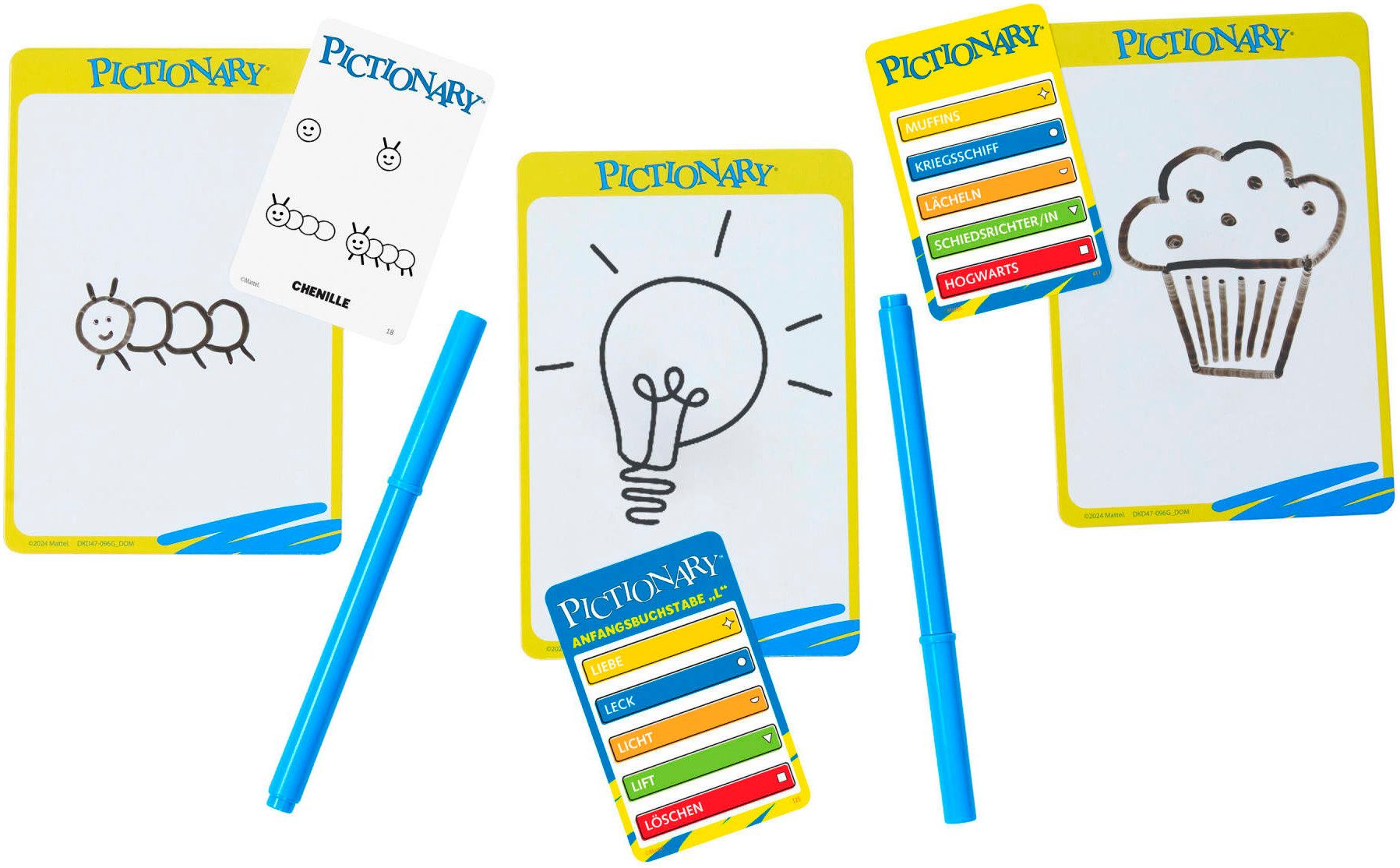 Mattel games Spiel Pictionary Core, Familienspiel