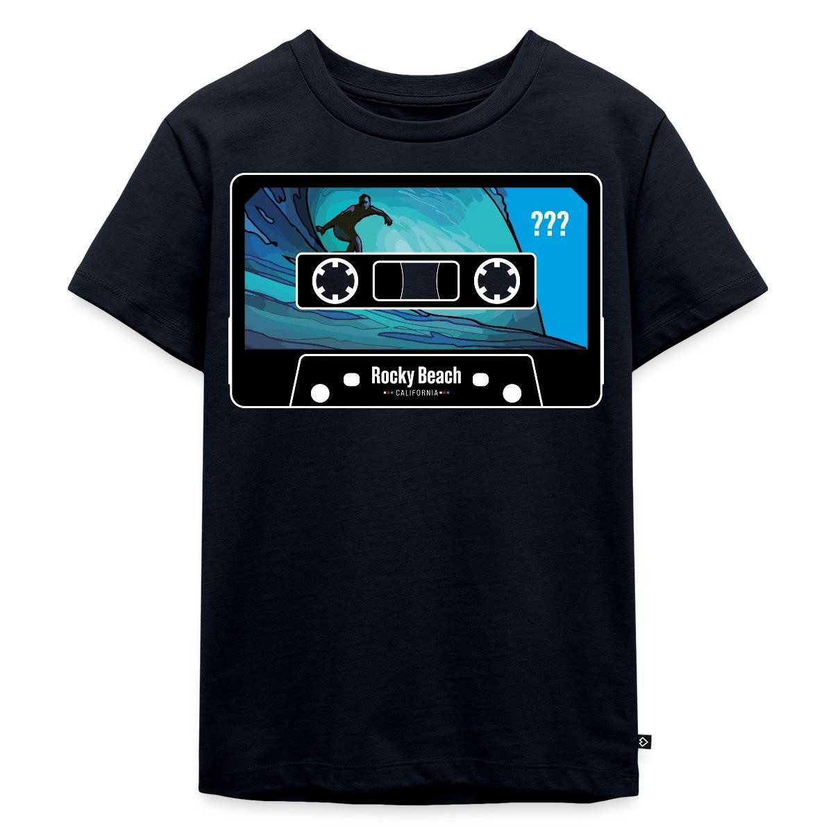 T-Shirt Die drei Fragezeichen Rocky Beach Kassette Surfen Kinder Premium T-Shi