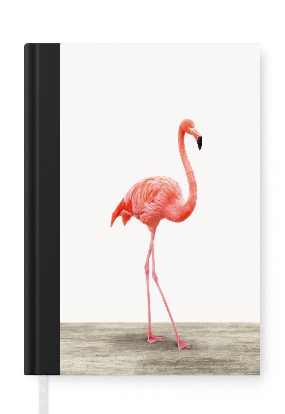 MuchoWow Notizbuch Flamingo - Rosa - Vogel - Mädchen - Jungen - Kind, Journal, Merkzettel, Tagebuch, Notizheft, A5, 98 Seiten, Haushaltsbuch