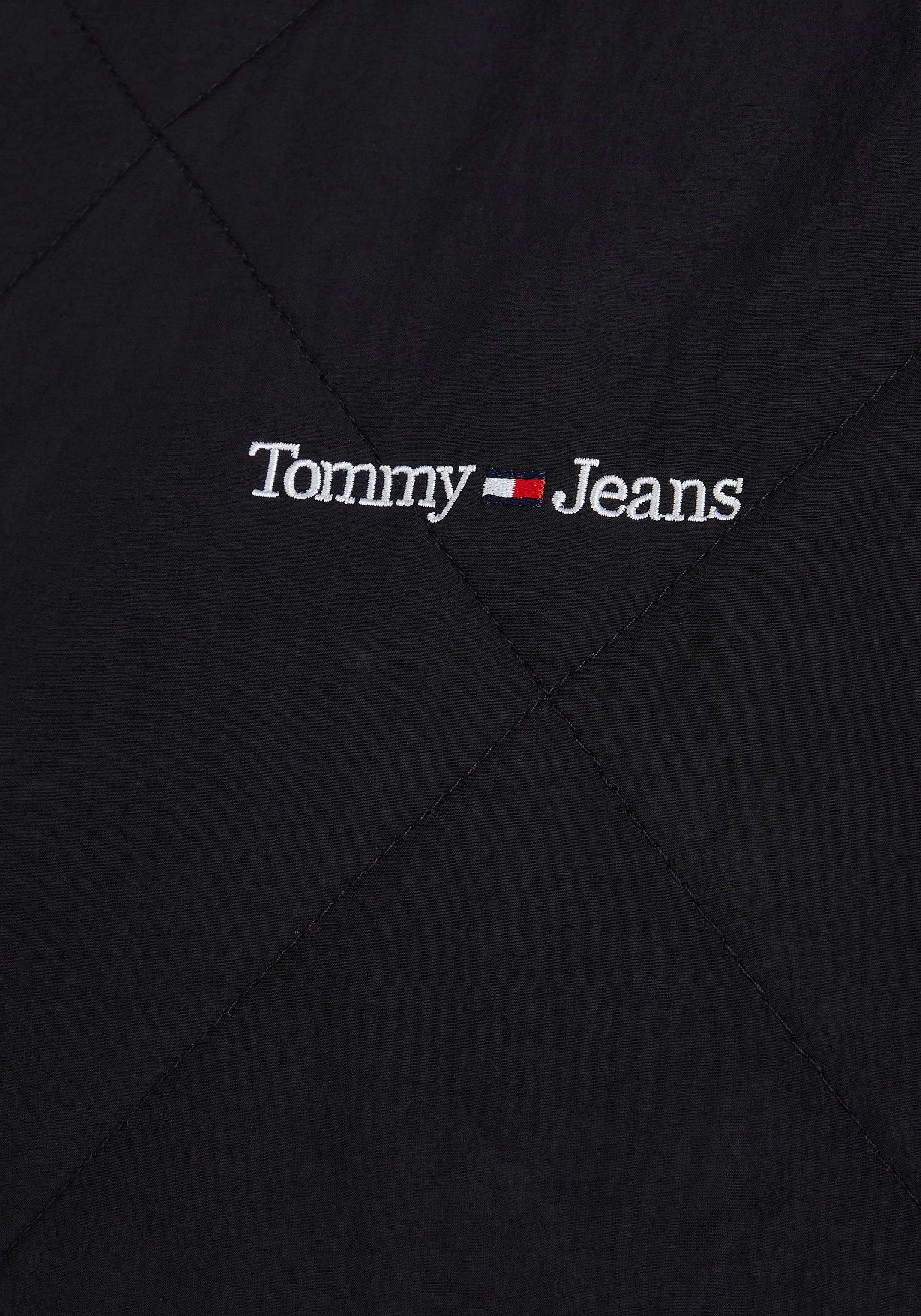JACKET Logostickerei auf TJM Jeans Plus Bomberjacke LIGHTWEIGHT der Brust PLUS Tommy BOXY mit