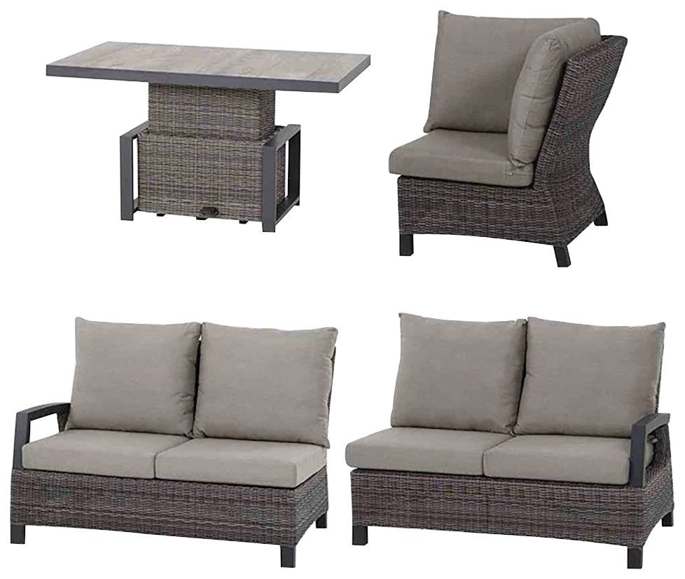 Siena Garden Loungeset »Corido«, Gartenmöbelset für 5 Personen