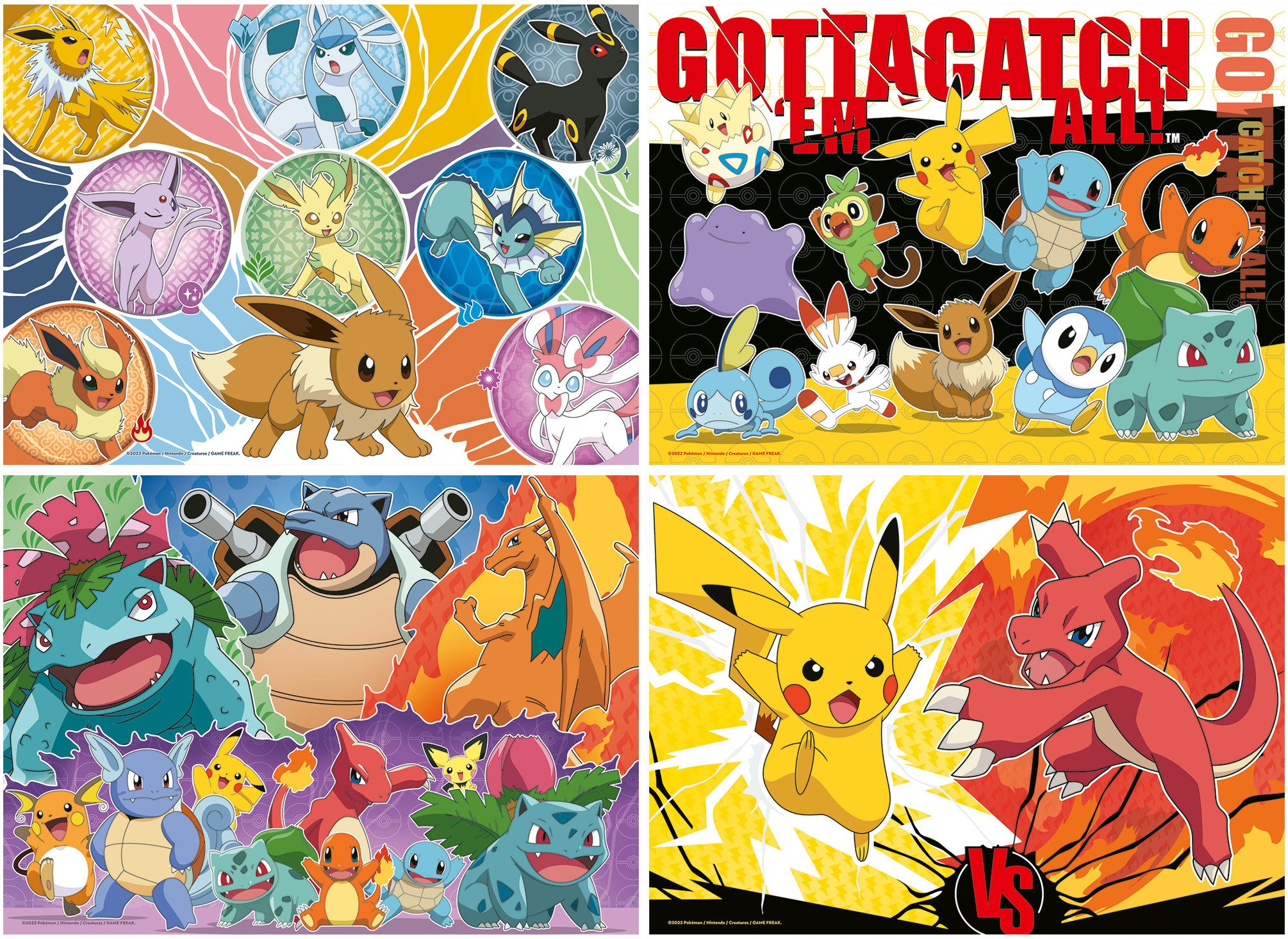 Ravensburger Puzzle Pokémon-Kumpels, 400 Puzzleteile, Made in Europe