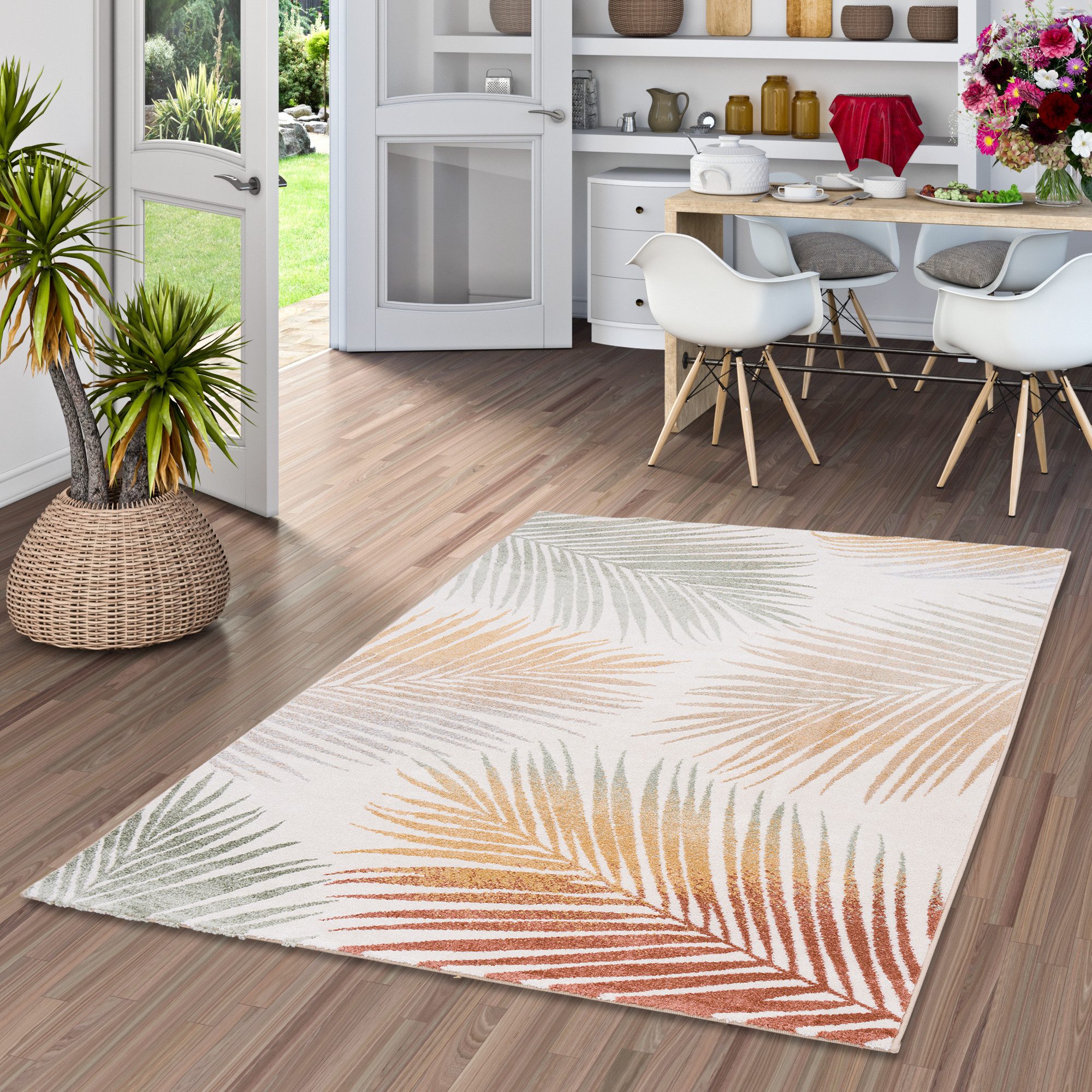 Pergamon Designteppich Designer Teppich Faro Tropical günstig online kaufen