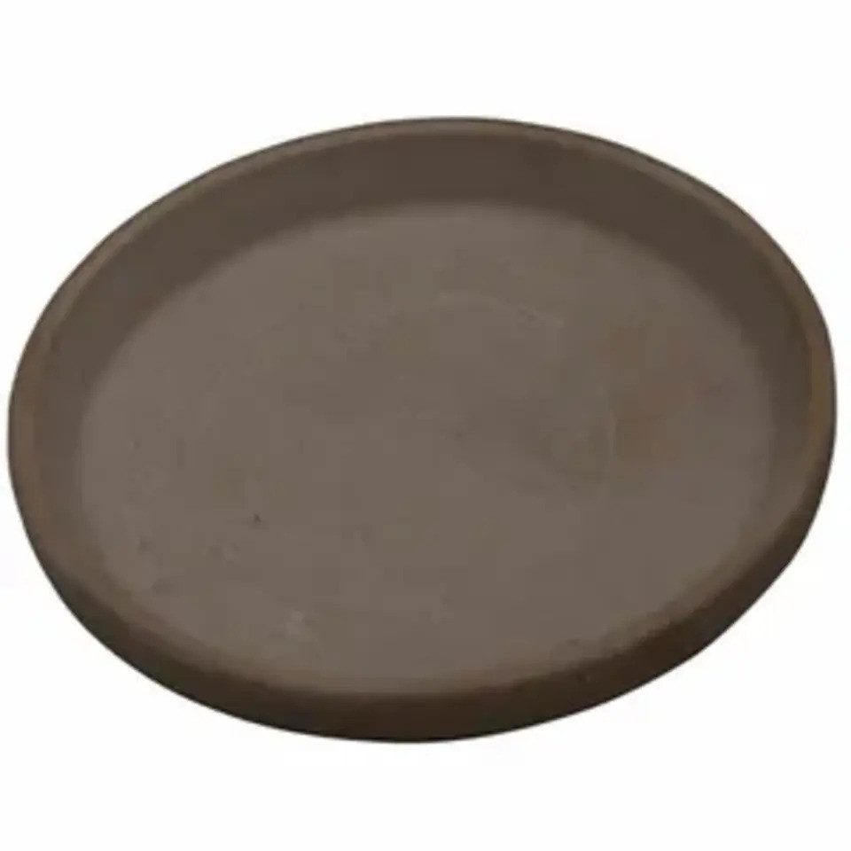 Spang Подставка для цветочного горшка Untersetzer, rund, Ø 11x1,6 cm, aus Ton in braun, 1-tlg.