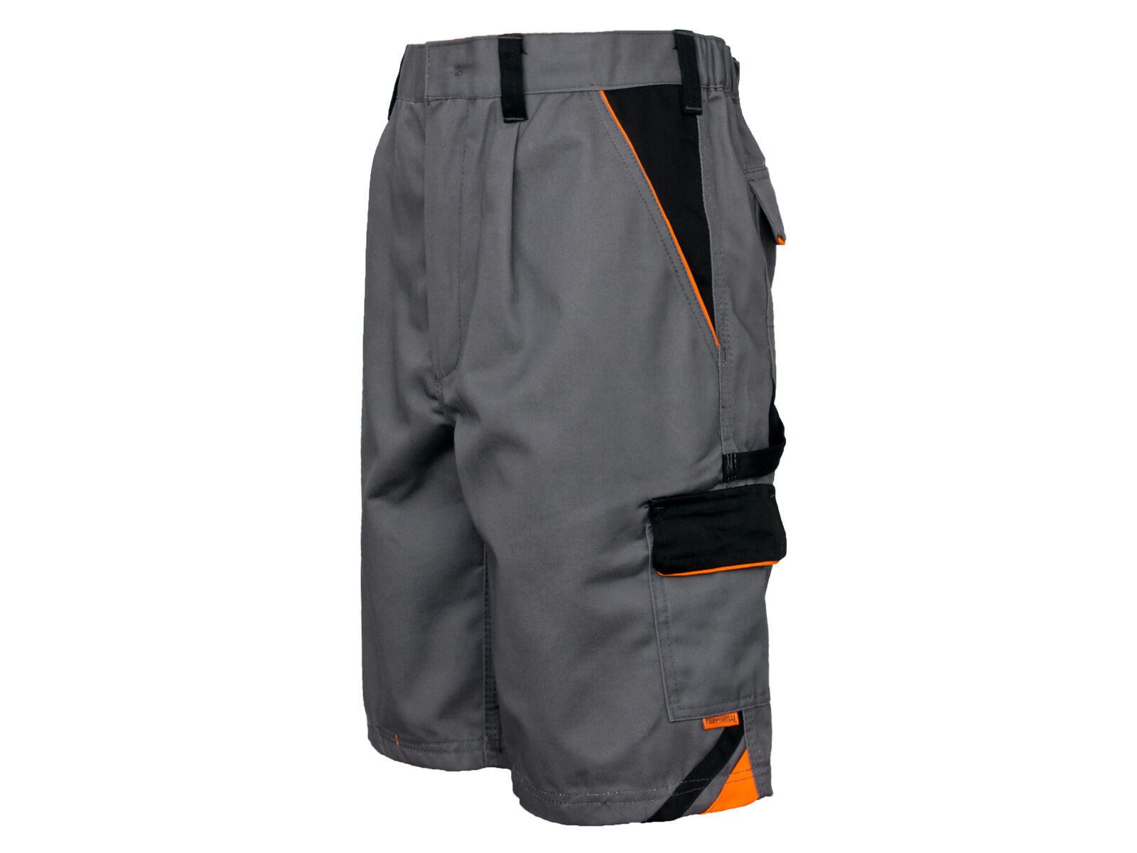 Artmas Arbeitsshorts Kurze Hose Arbeitshose Berufshose Schutzhose Sommer Shorts Grau