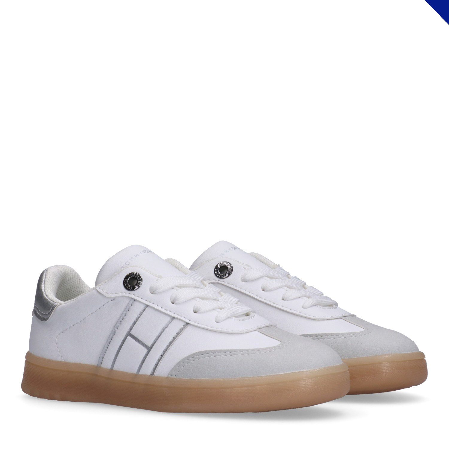 Tommy Hilfiger Sneaker Retro Sneaker, Freizeitschuh, Schnürschuh mit Nieten
