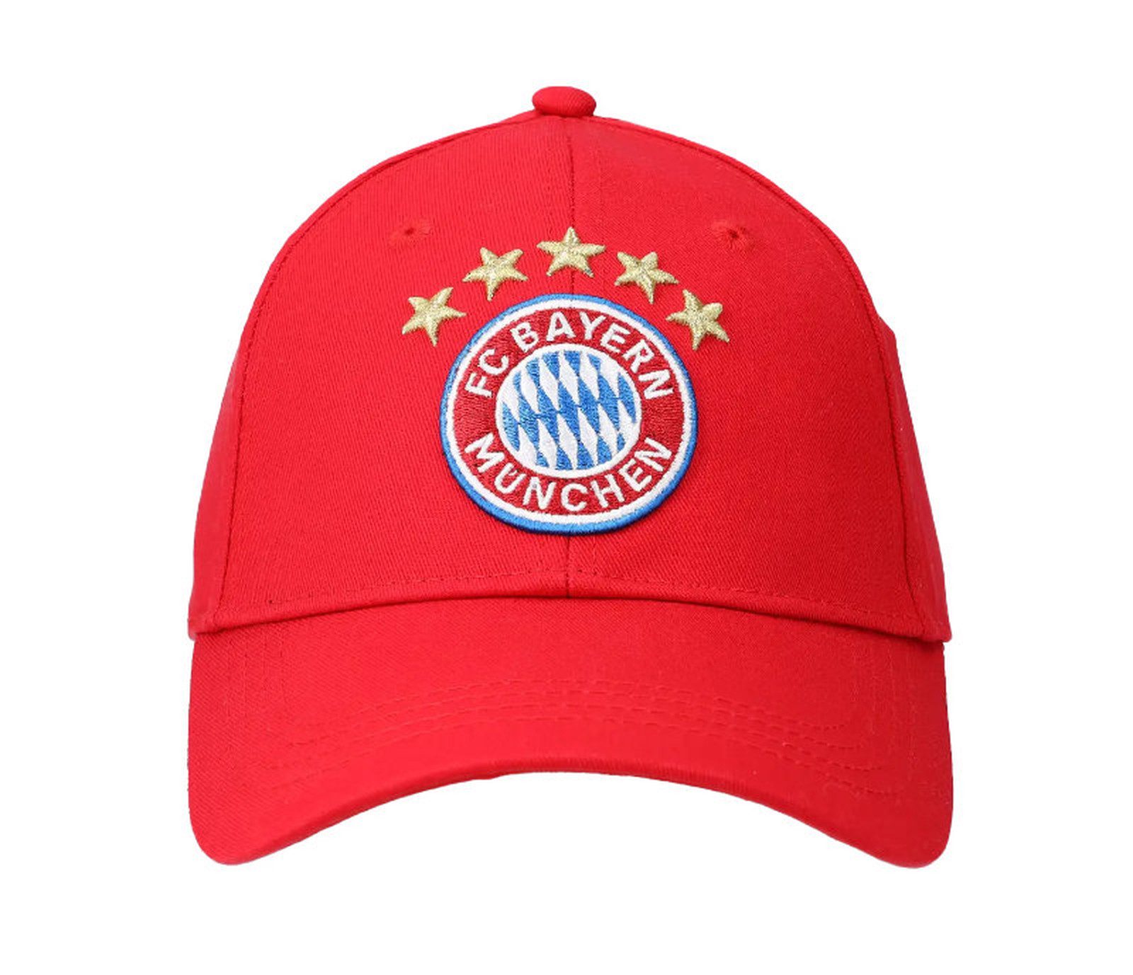 FC Bayern München Baseball Cap FC Bayern Baeballcap Logo rot Erwachsene