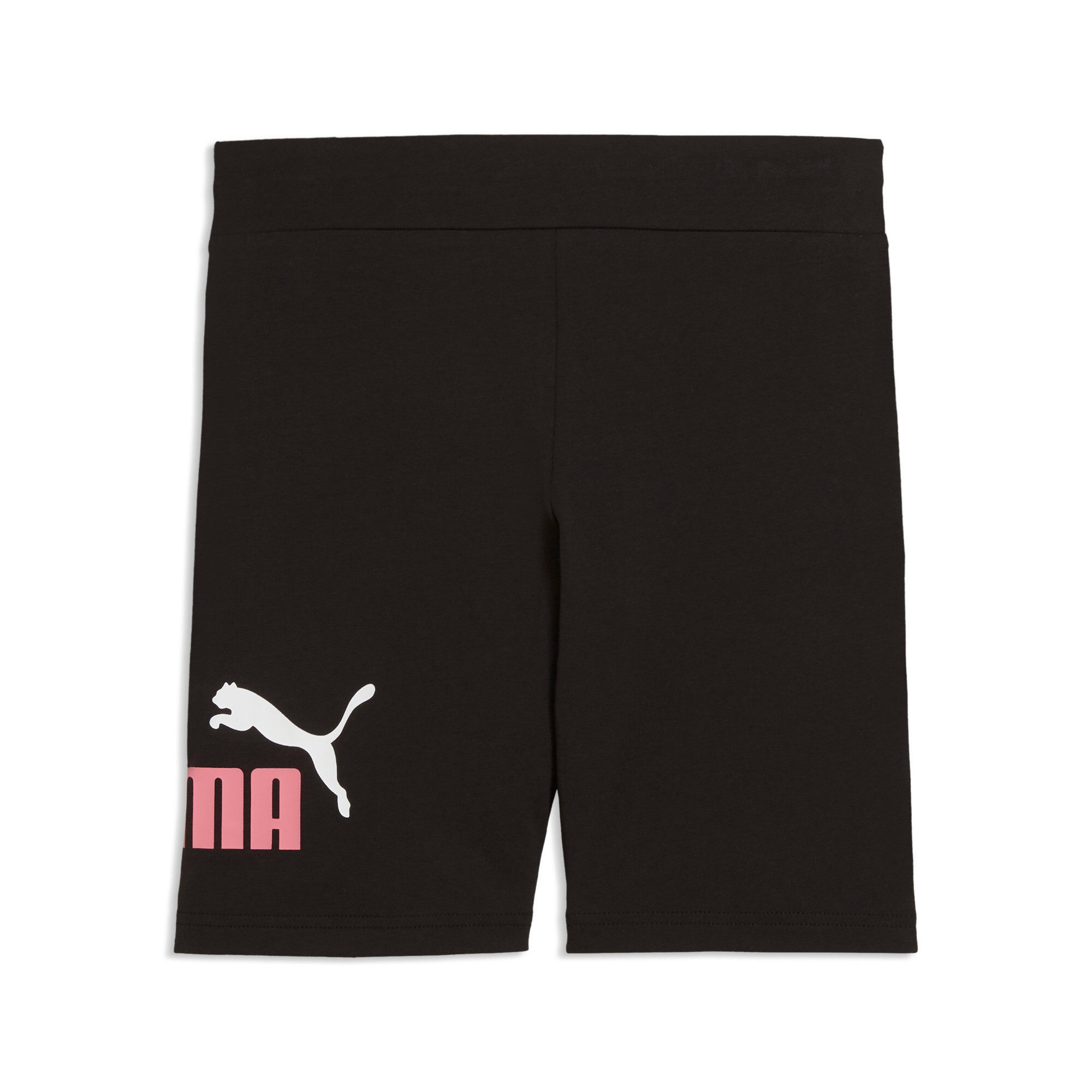 PUMA Leggings ESS 2 COLOR NO1 LOGO SHORT LEGGINGS G elastischer Bund, schmale Passform, für Jugendliche