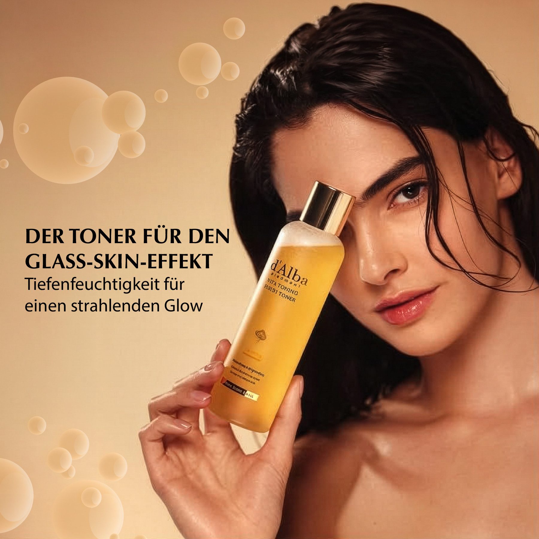 d'Alba Toner Weißtrüffel Toning Serum Toner Hautpflege Gesichts Feuchtigkeitspflege, 1-tlg., Gesichtspflege, Serum, Toner, Teint, Hautpflege