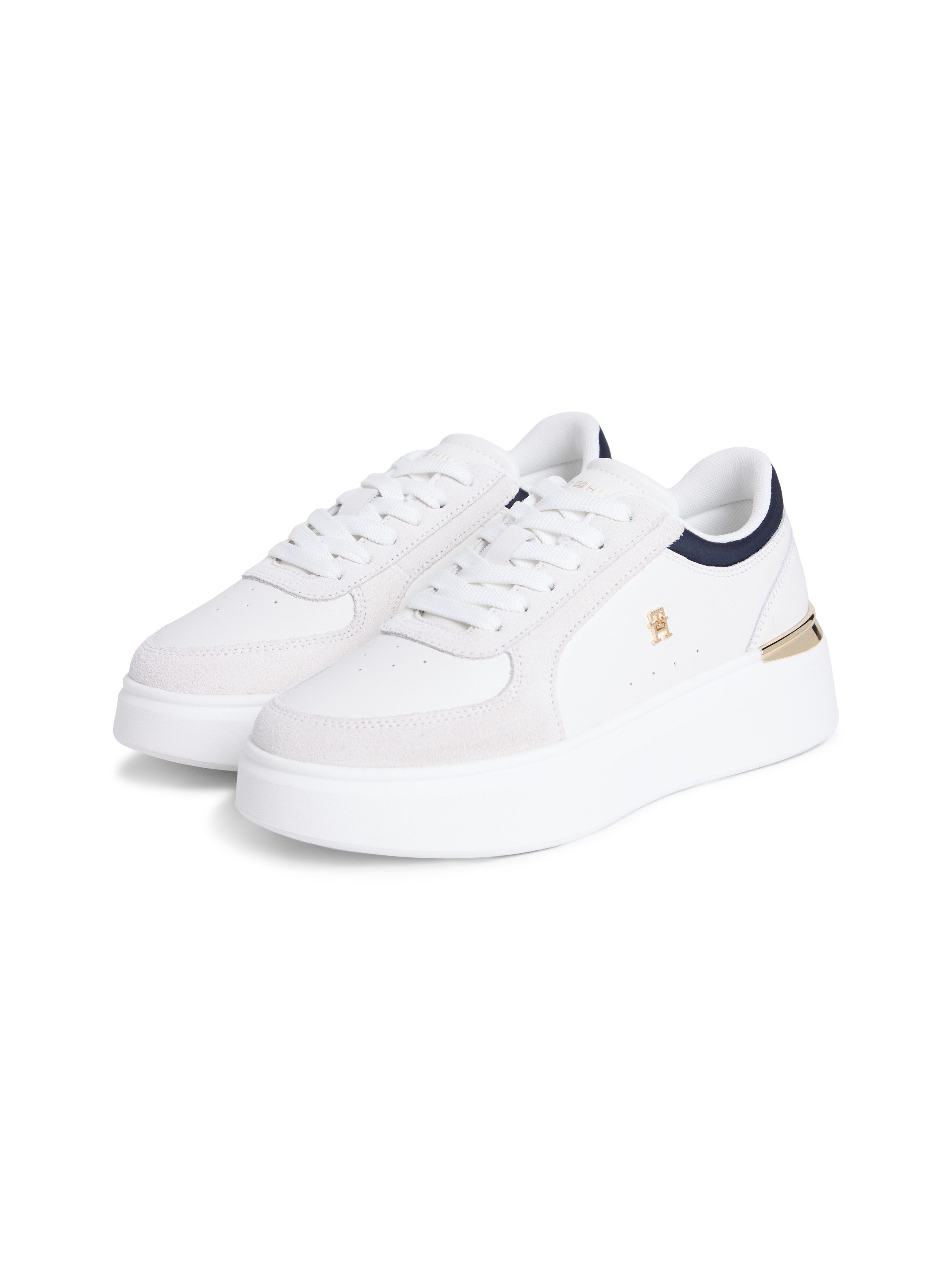 Tommy Hilfiger TH SATIN PLATFORM SNEAKER Plateausneaker Freizeitschuh, Schn günstig online kaufen