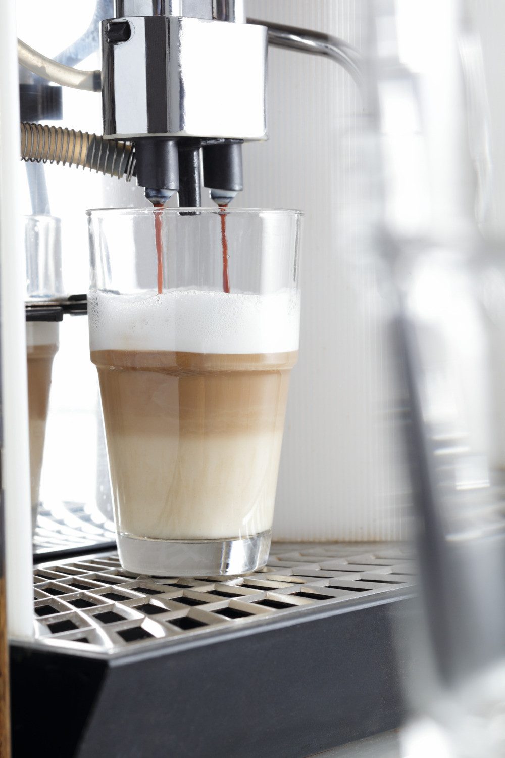 LEONARDO Latte-Macchiato-Glas, Kalk-Natron Glas, Spülmaschinenfest