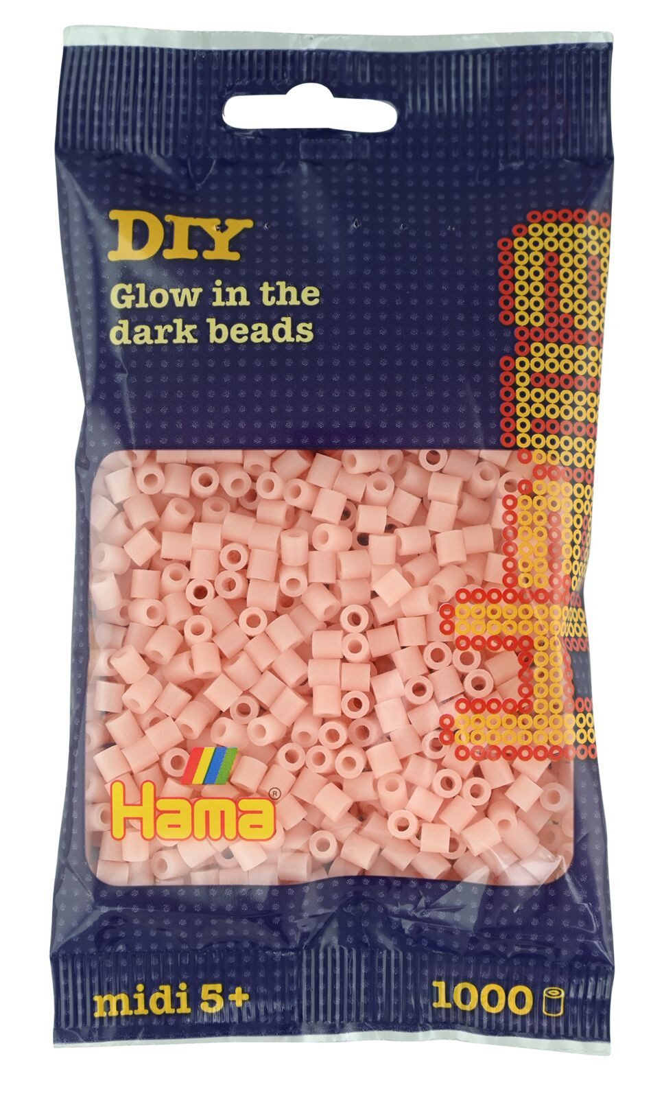 Hama Bügelperlen Hama Beutel mit 1000 Midi-Bügelperlen