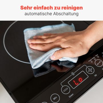 CLATRONIC Einzel-Induktionskochplatte EKI 3569, ECO-Save, 10 Temperaturstufen, Sensor Touch