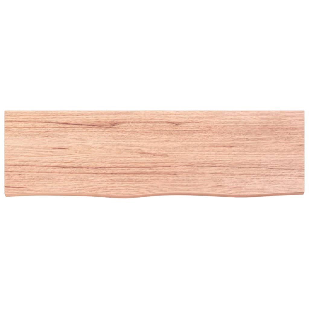 vidaXL Waschtisch 100 x 30 x 2 cm Waschtischplatte Hellbraun 100x30x2 cm Massivholz Beha