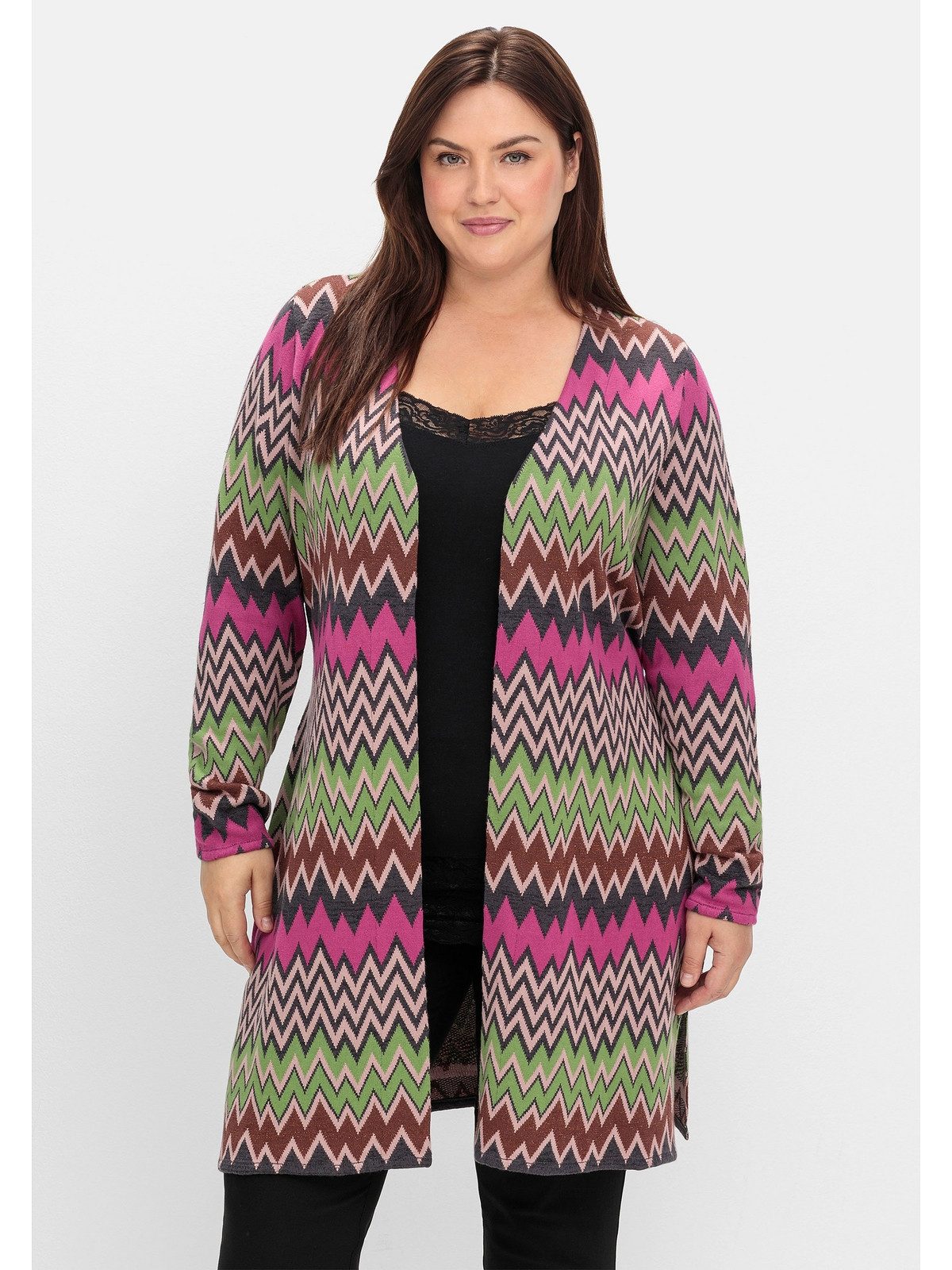 Longstrickjacke Große Größen