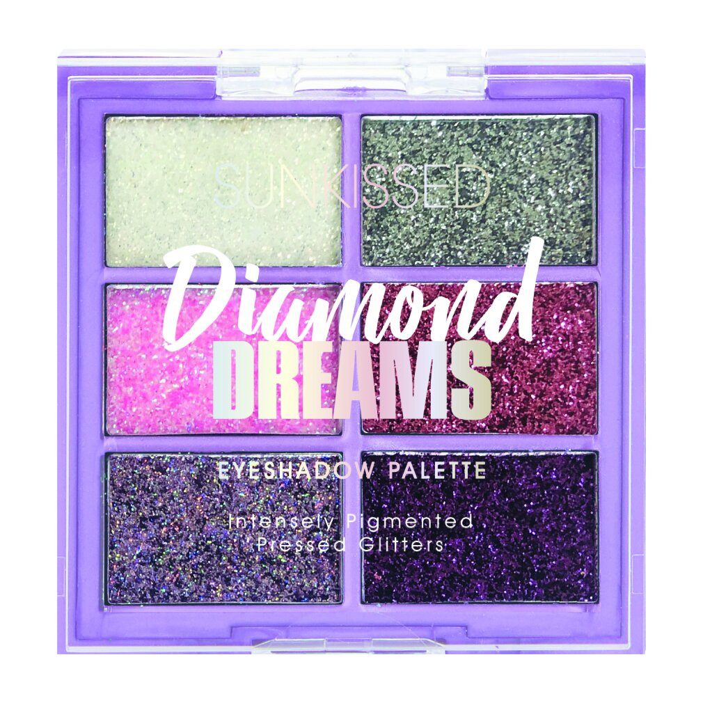SUNKISSED Lidschatten Diamond Dreams Glitzer Lidschatten Palette 6 x