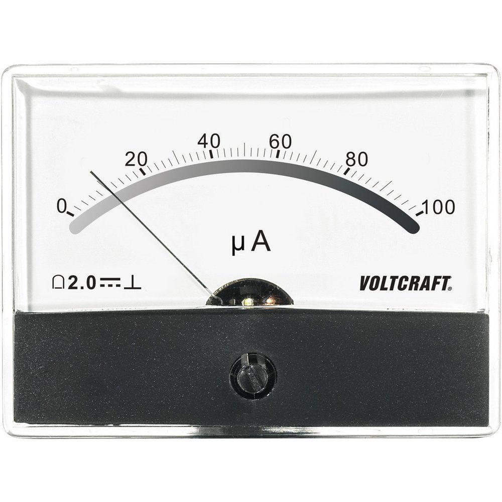 VOLTCRAFT Anzeigegerät VOLTCRAFT AM-86X65/100µA AM-86X65/100µA Einbau-Messgerät AM-86X65/100µ, AM-86X65/100µA