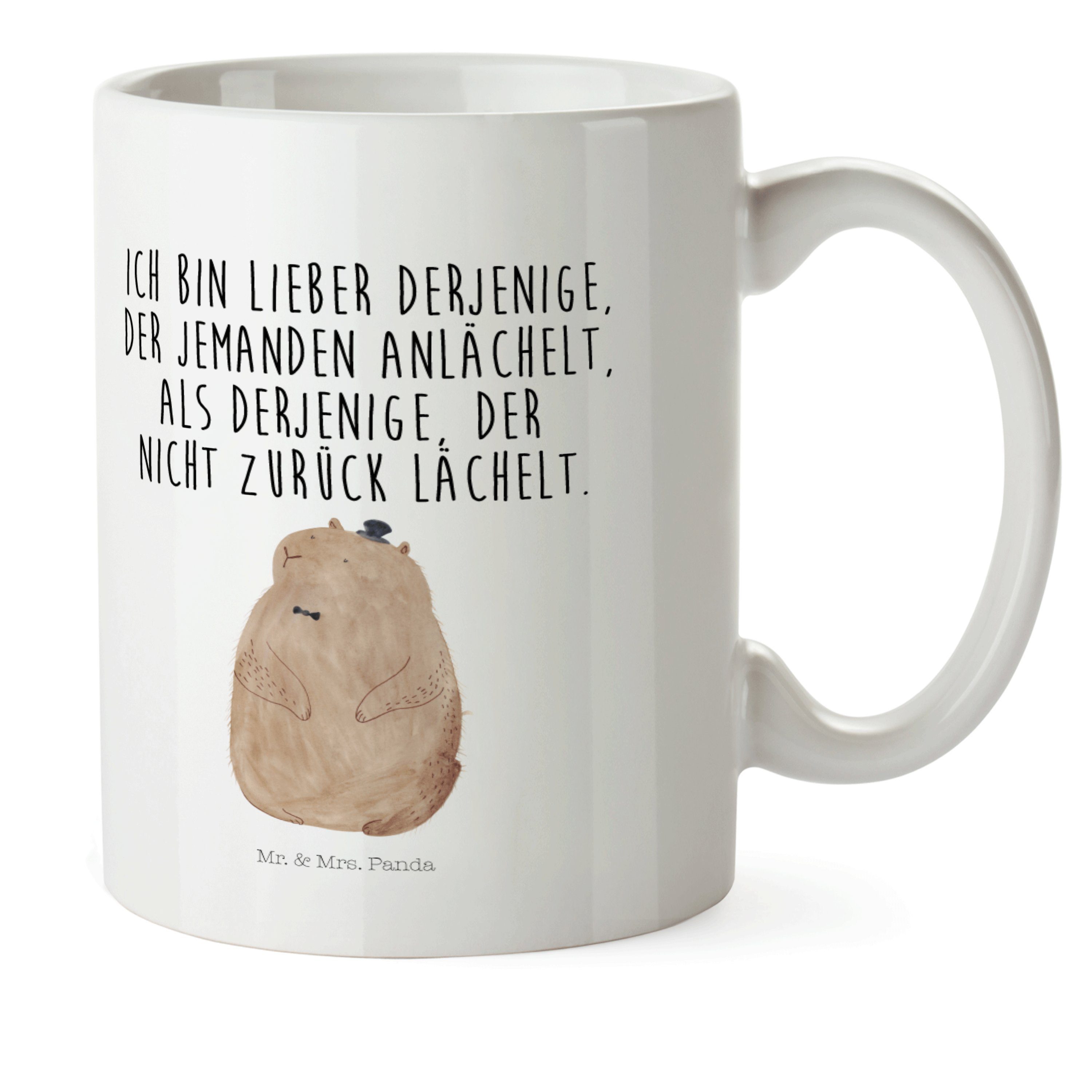 Mr. & Mrs. Panda Kinderbecher »Murmeltier - Weiß - Kaffeetasse
