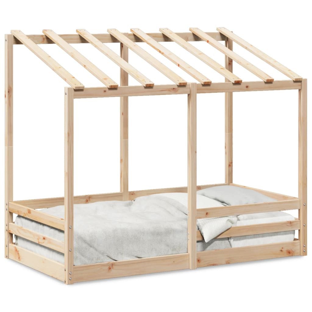 vidaXL Bett Kinderbett mit Dach 70x140 günstig online kaufen