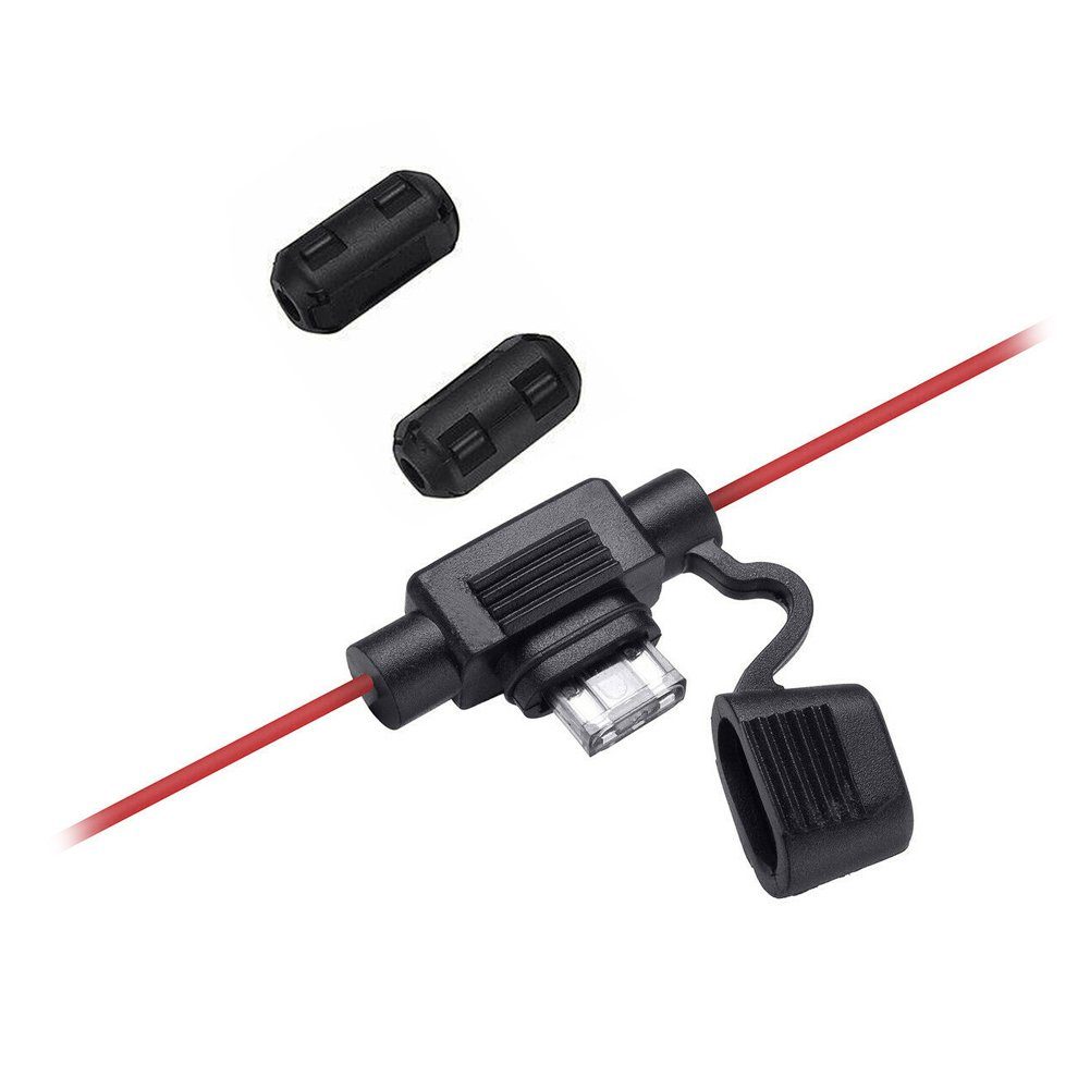 Bolwins A24 FM Autoradio Antennenverstärker Fakra Adapter Signalverstärker 12V Audioverstärker (Anzahl Kanäle: 1, 6 W, Antennenverstärker, AM/FM Signalverstärkung, Rauschunterdrückung)
