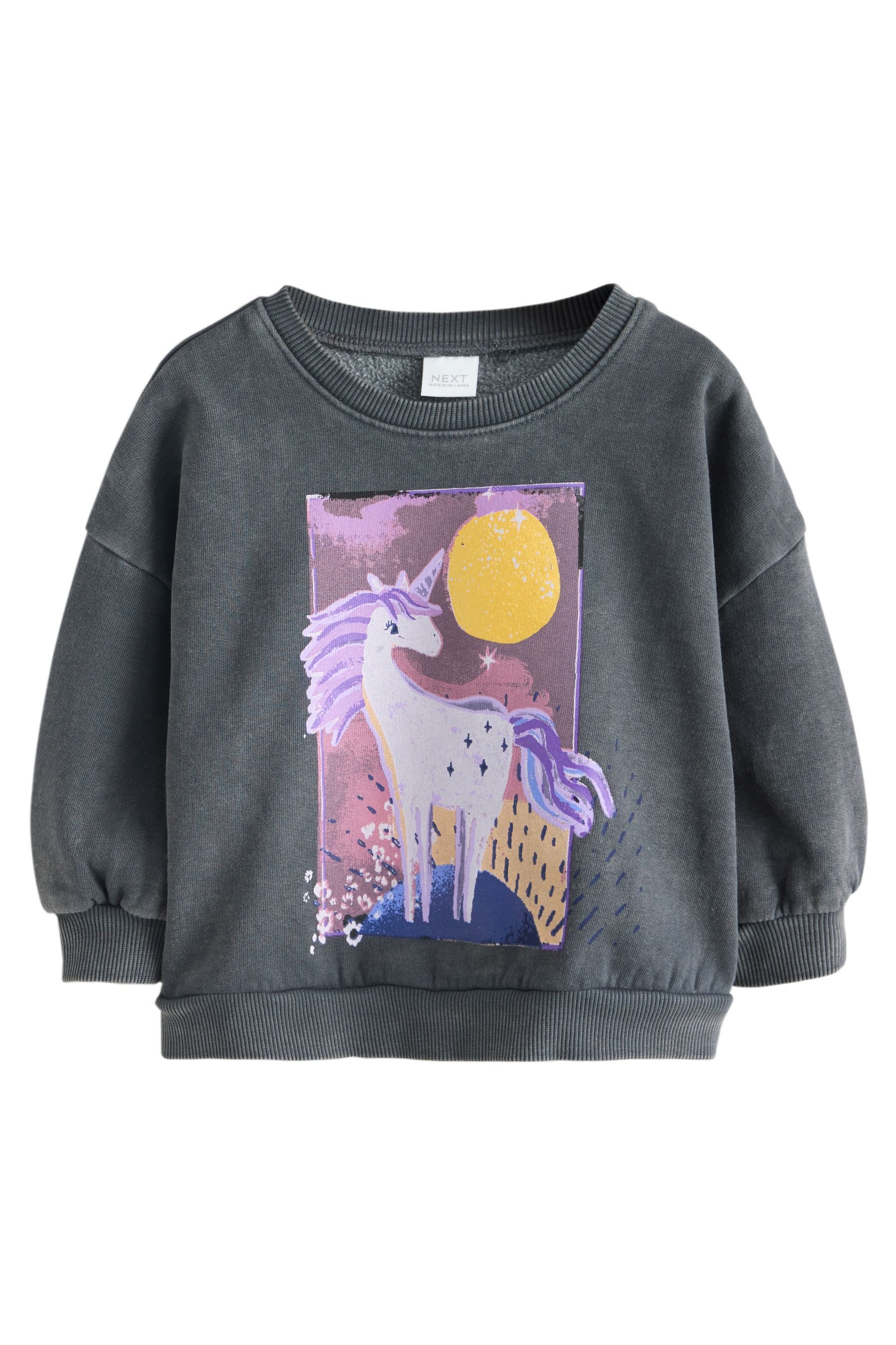 Next Sweater Sweatshirt mit Rundhalsausschnitt (1-tlg)