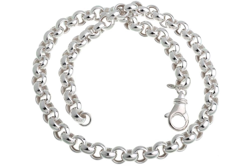 Silberkettenstore Silberkette Runde Erbskette 10mm - 925 Silber, Länge wählbar von 40-100cm