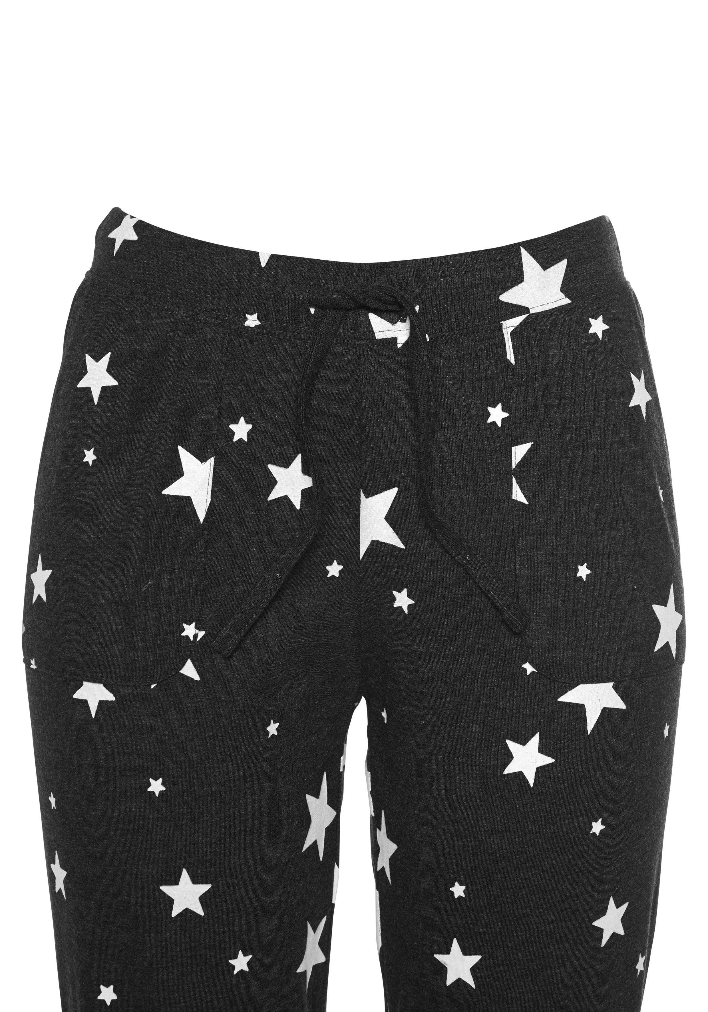 Vivance Dreams by Lascana Pyjama (Set, 2 tlg) mit Sternedruck – Bild 5 von 5