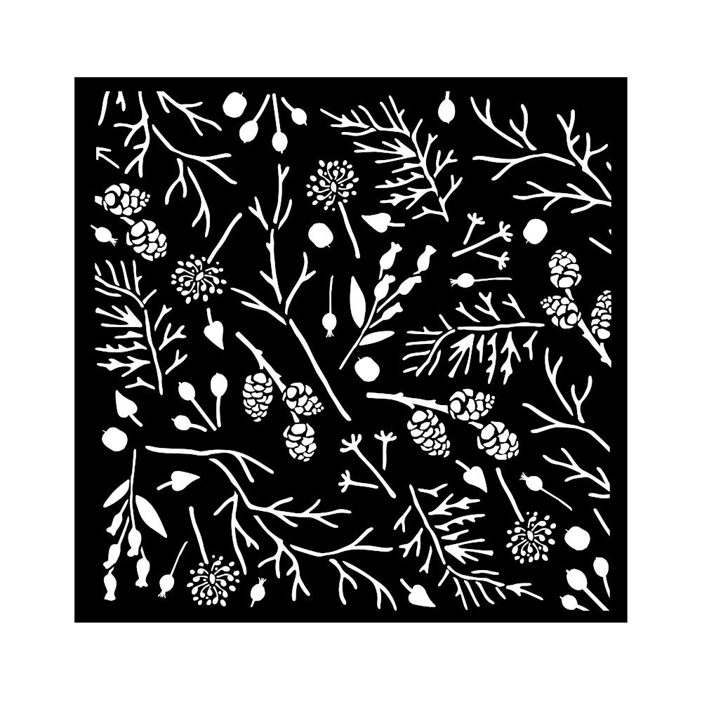 Stamperia Motivschablone Forest, B 18 x L 18 cm
