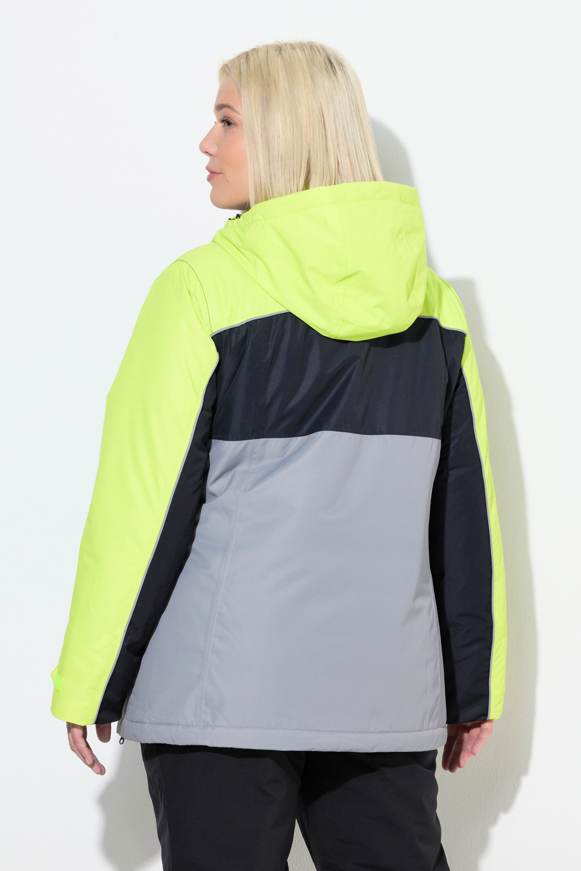 Ulla Popken Funktionsjacke HYPRAR Performance-Jacke wasserdicht 2-Wege-Zipper