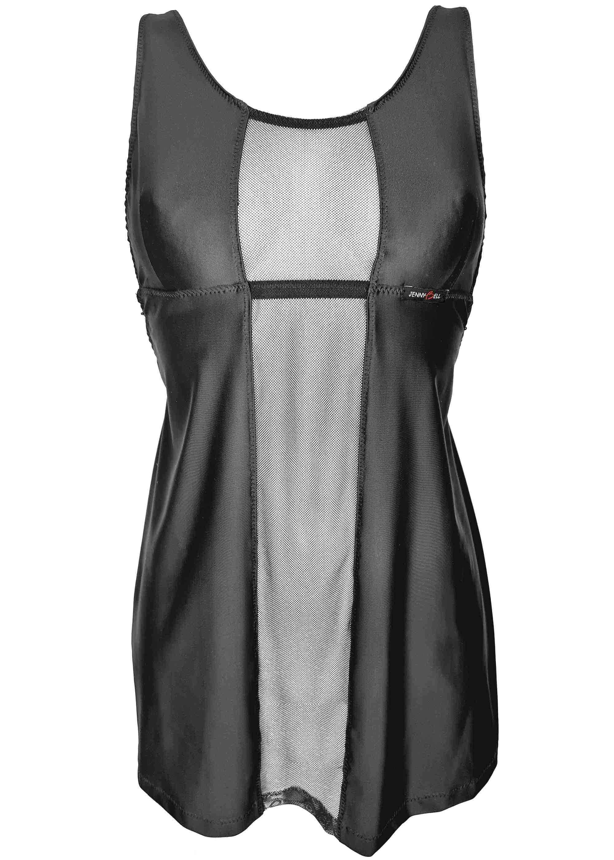 Jenny-Bell Negligé Transparency Kleid schwarz ML-75D-E, 80C-D, 85B-C (Negligé, 1-tlg., 1 Stück)