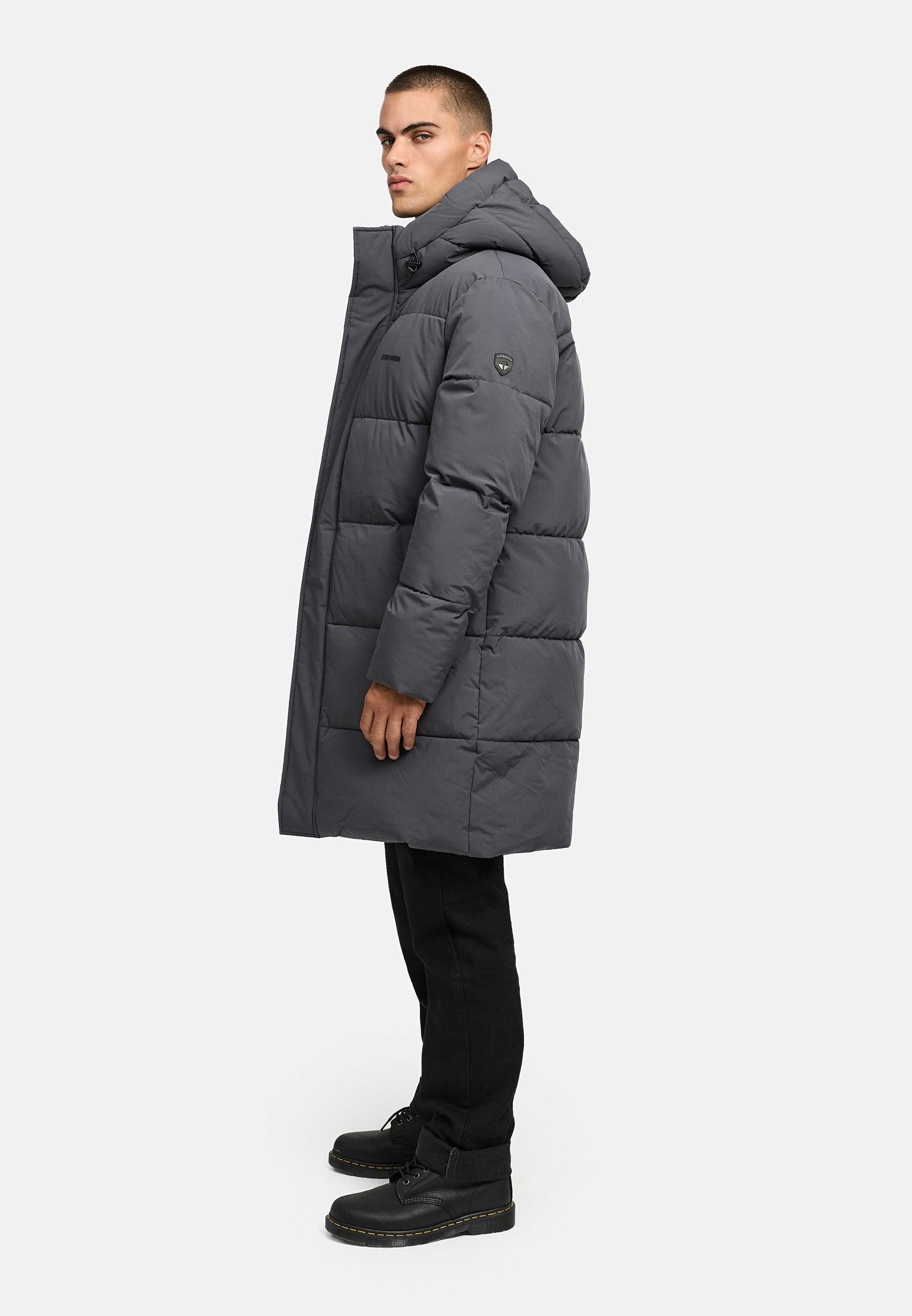 Stone Harbour Steppmantel Hadrieen XX modischer Herren Wintermantel mit kuscheligem Futter