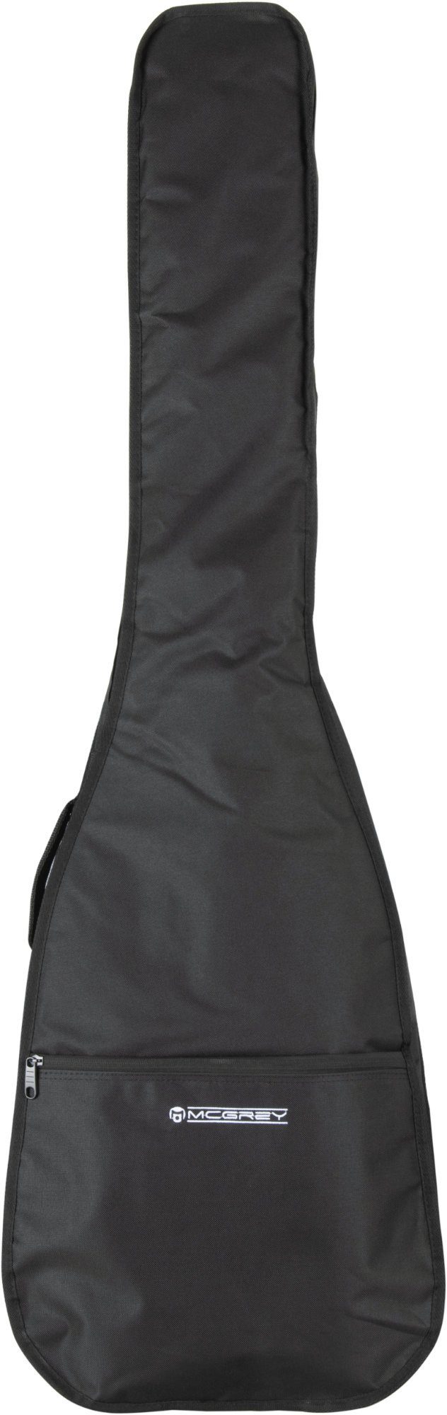 McGrey Gitarrentasche EBEB-1222BK E-Basstasche Schwarz, gepolsterte E-Basstasche aus Nylon mit verstellbaren Rucksackgurten