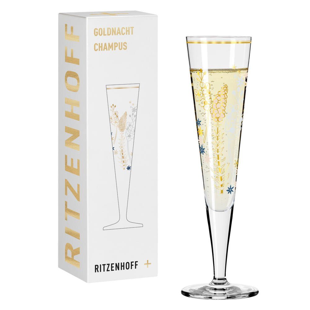 Champagnerglas Goldnacht 037