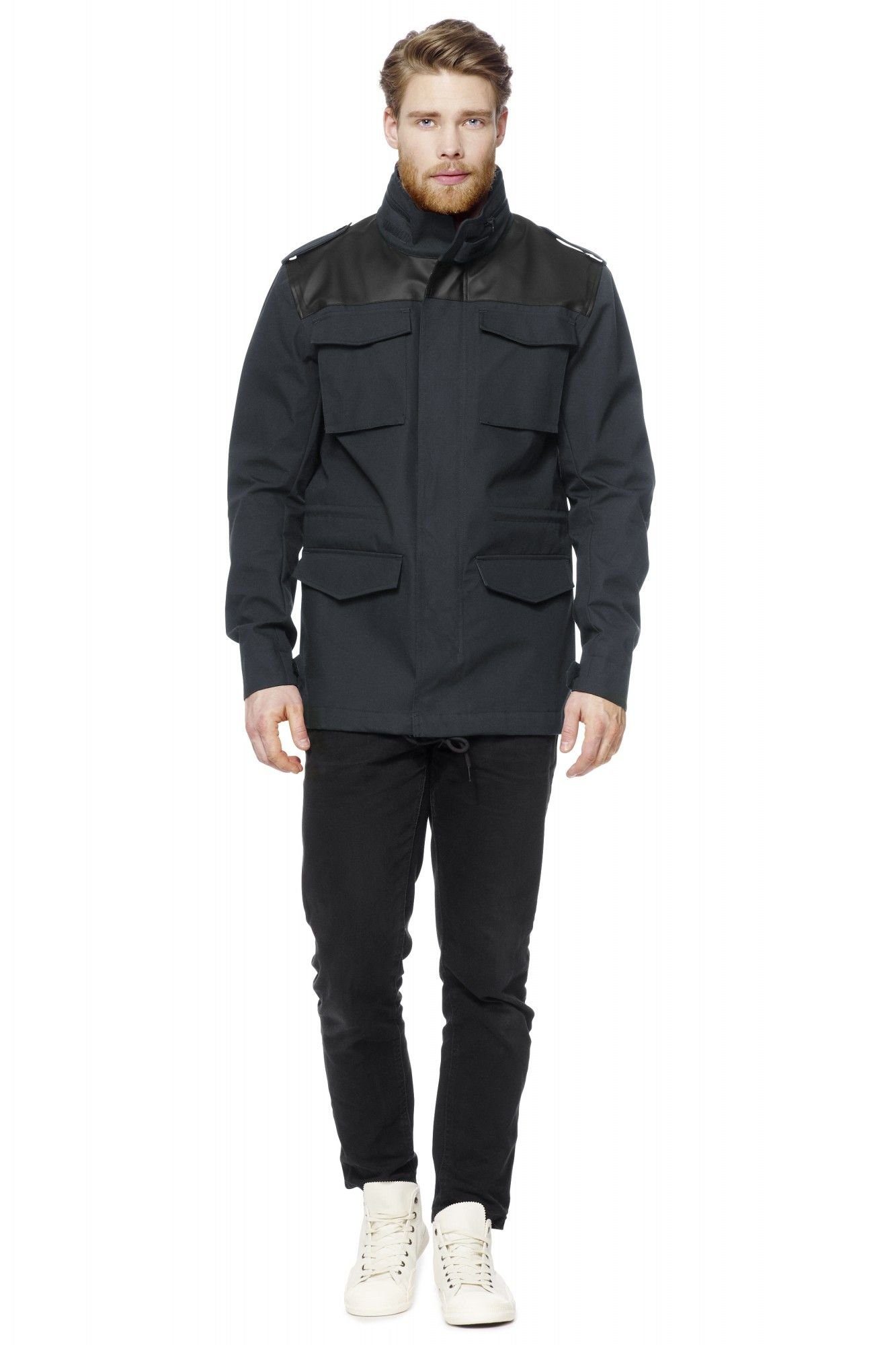 Tretorn Anorak Tretorn M Black Navy M65 Herren Anorak