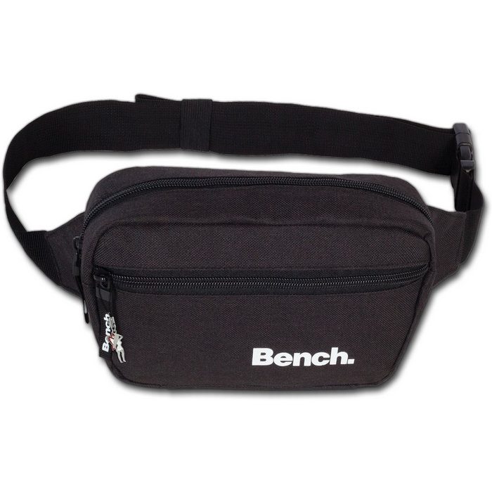 Bench. Gürteltasche Bench sportliche Gürteltasche schwarz Damen Jugend Tasche aus Polyester Größe ca. 23cm in schwarz
