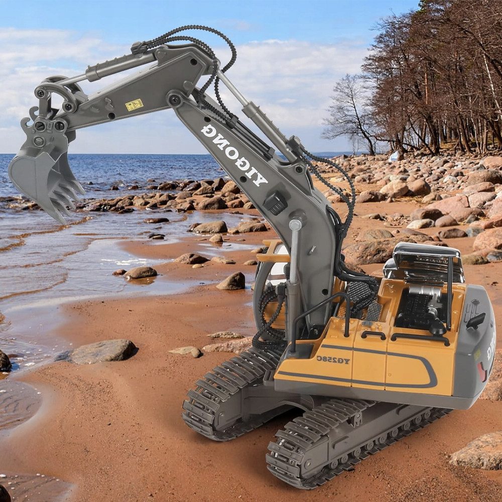 OKWISH RC-Bagger Fernbedienung Bagger Spielzeug Raupenbagger günstig online kaufen