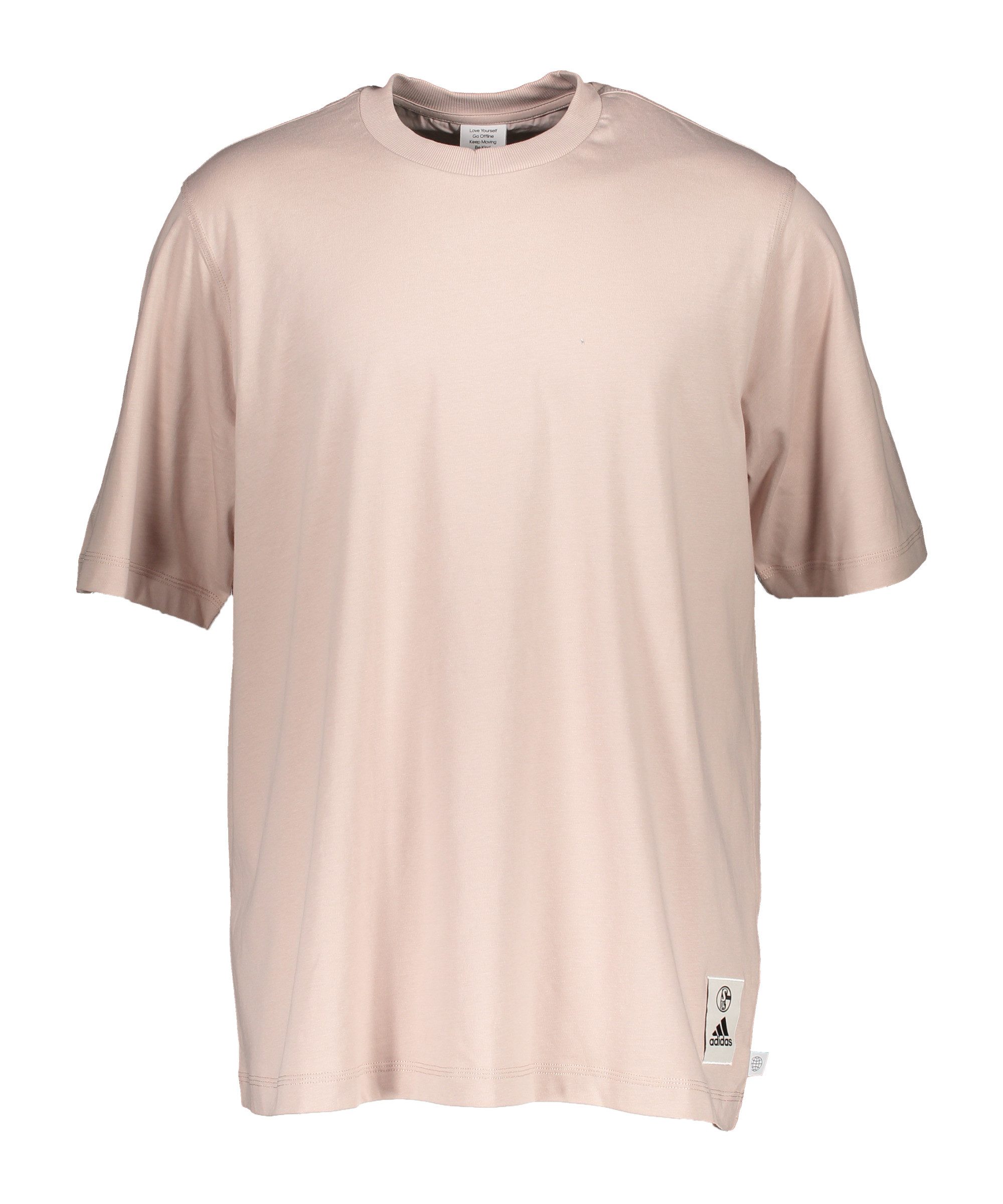 adidas Performance T-Shirt FC Schalke 04 Lounge T-Shirt Beige default