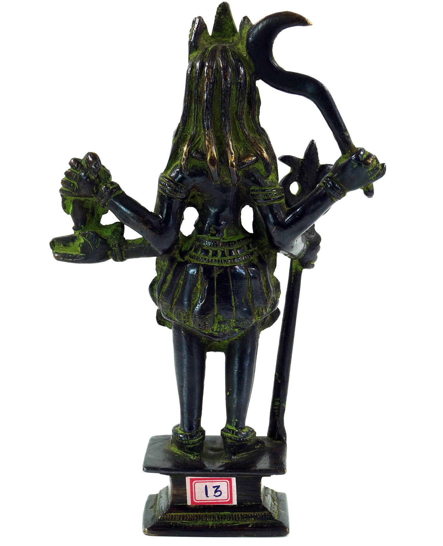 1 Dekofigur 19 Messingfigur, Statue cm Guru-Shop - Kali Motiv