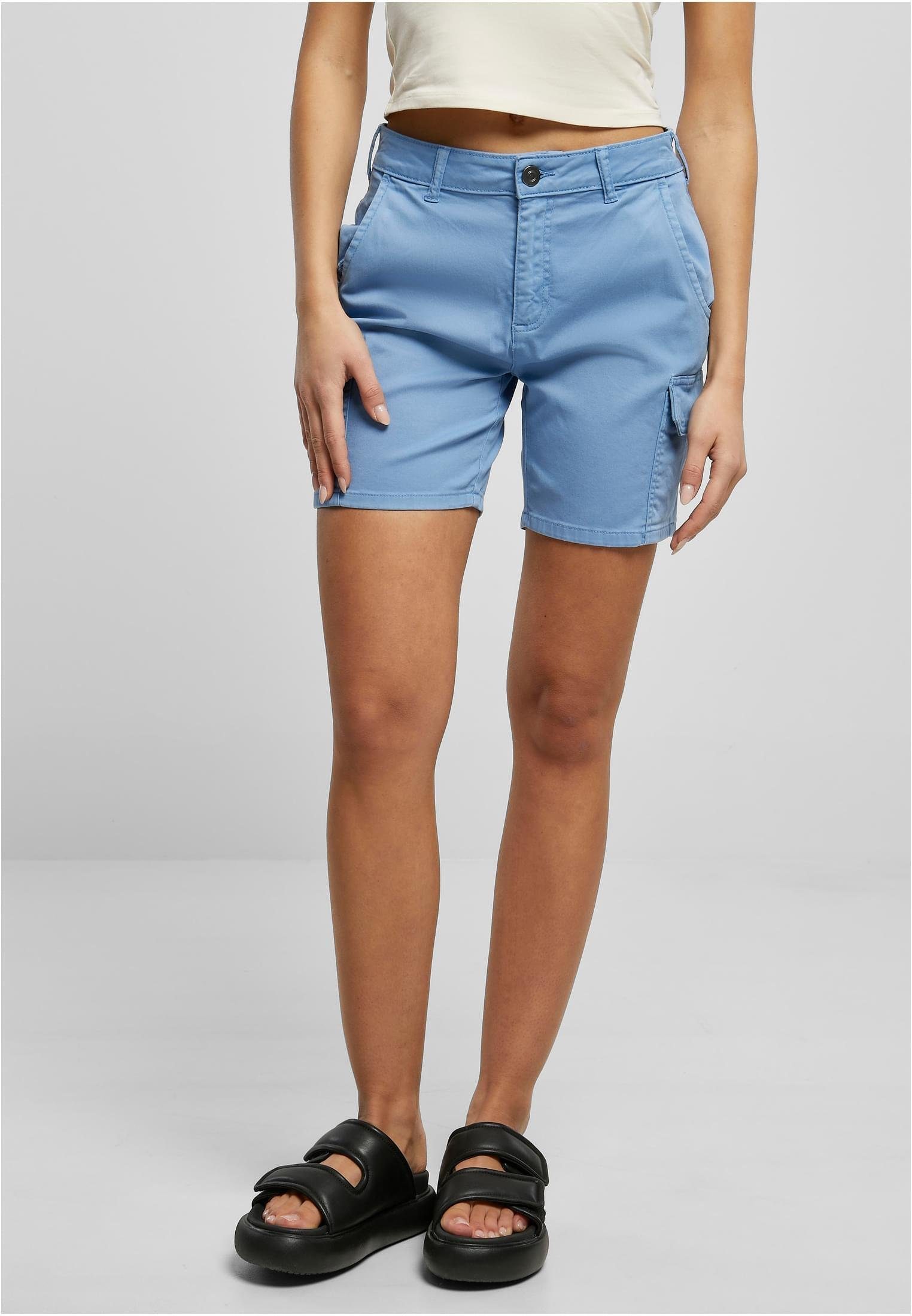 URBAN CLASSICS Shorts Ladies High Waist Cargo Shorts