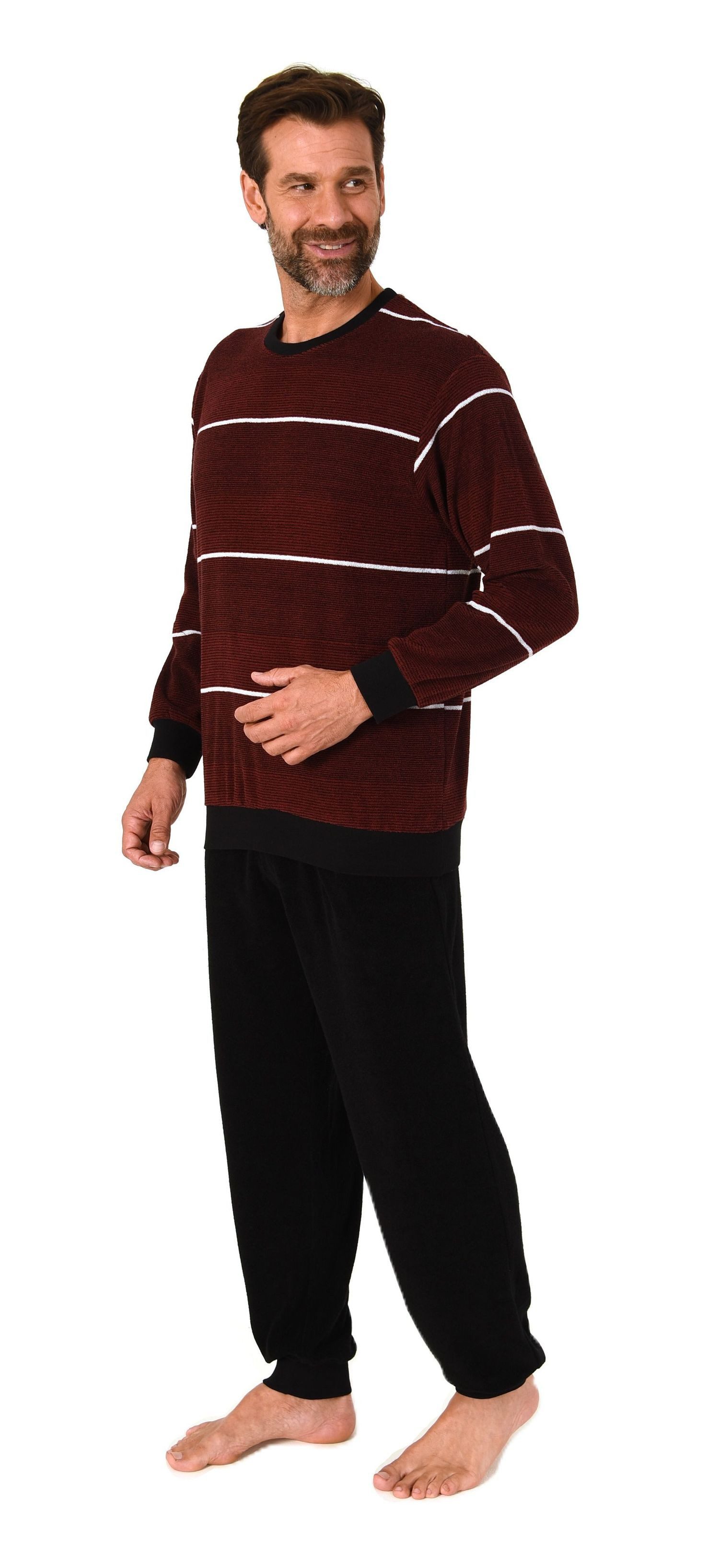 Normann Pyjama Normann Herren Frottee Schlafanzug günstig online kaufen